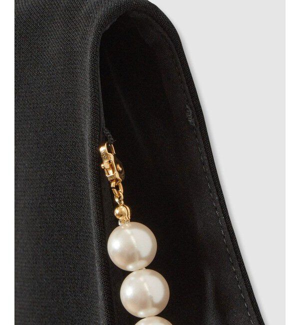 LOULOU WILLOUGHBY「【LOULOU WILLOUGHBY】パールネックレス付きフリルブラウス」|シャツ・ブラウス|