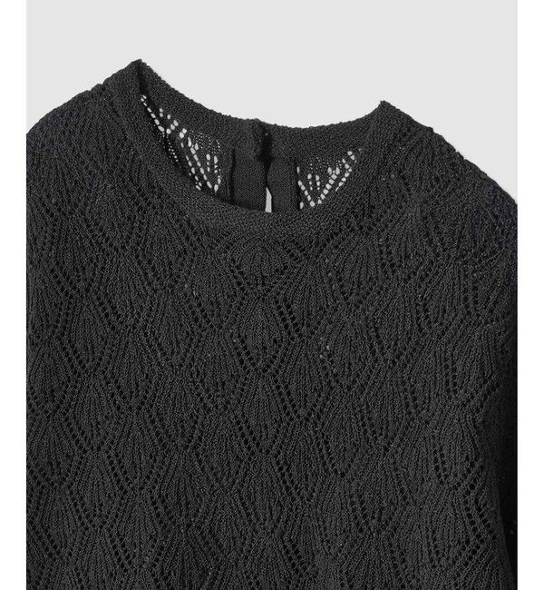 allureville「レースニットプルオーバー」|ニット・セーター|