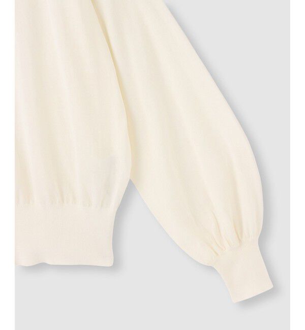 allureville「コットンシルクVネックプルオーバー」|ニット・セーター|