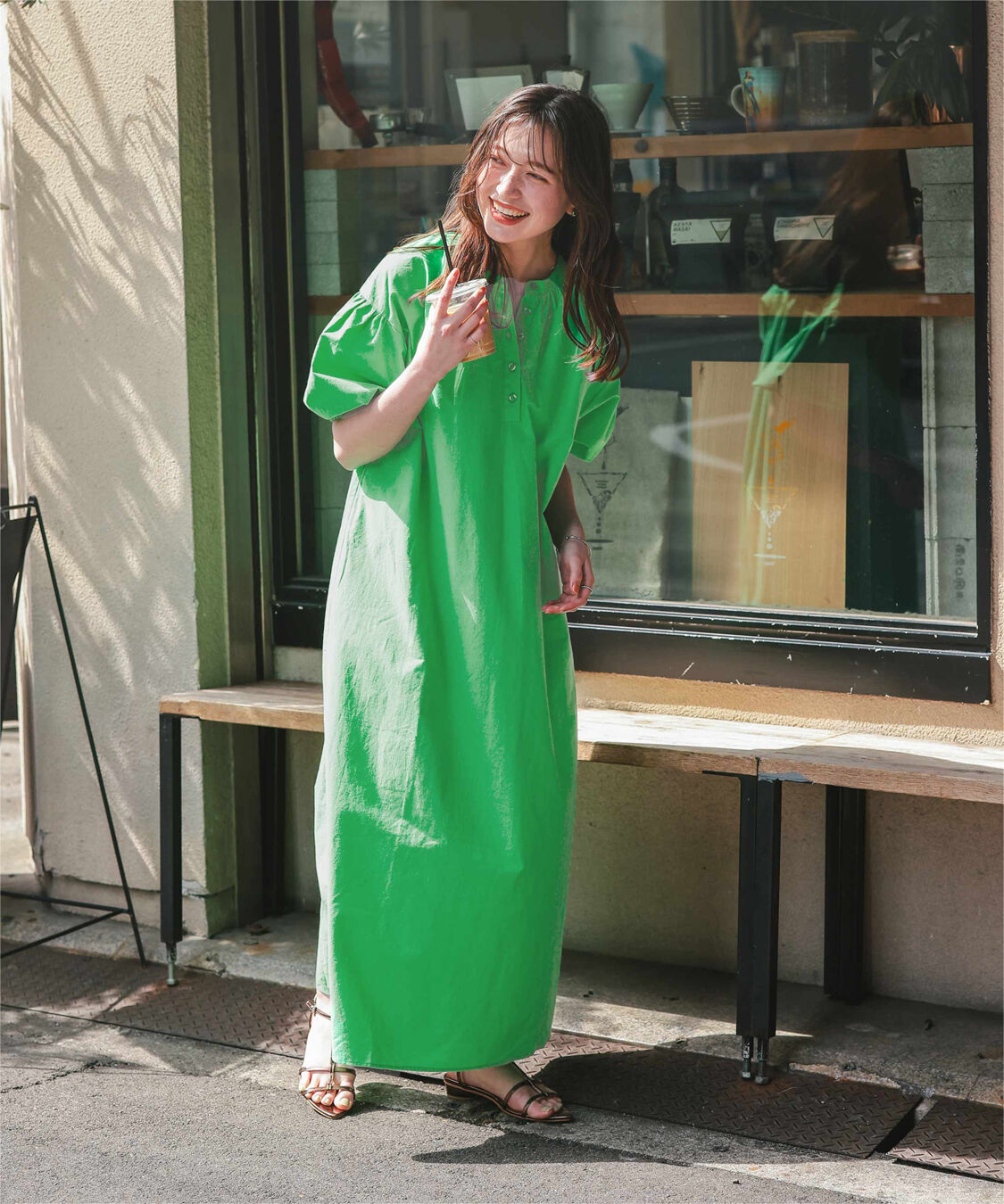 titivate「カフタンシャツワンピース」|ワンピース|