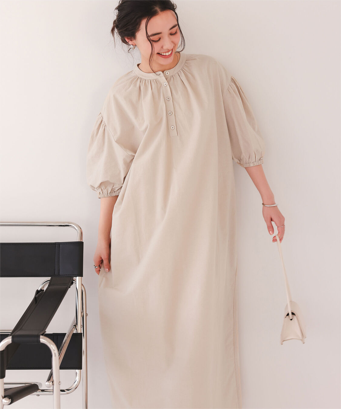 titivate「カフタンシャツワンピース」|ワンピース|