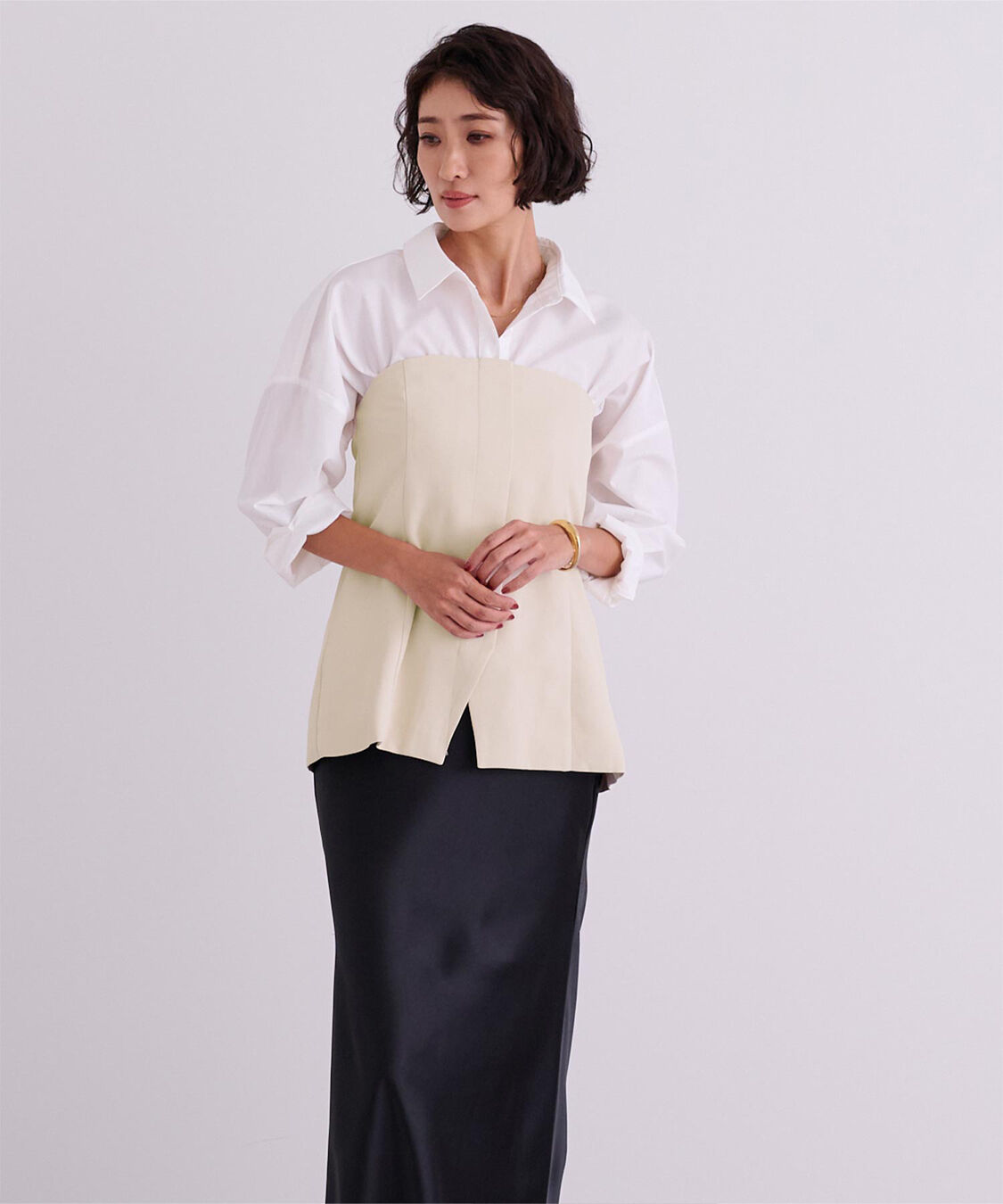 ur's「ウエストシェイプキャミソールビスチェ」|キャミソール|