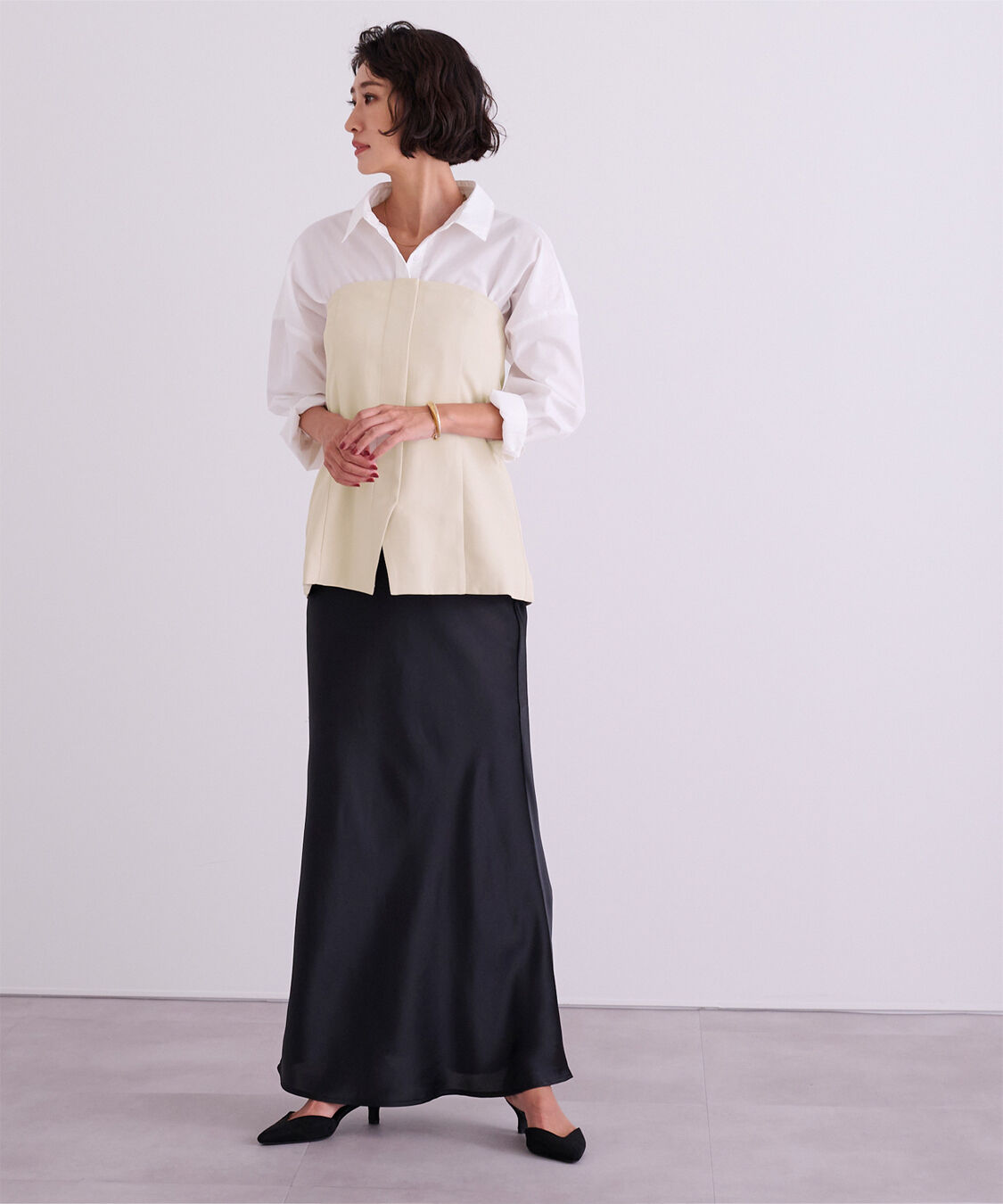 ur's「ウエストシェイプキャミソールビスチェ」|キャミソール|