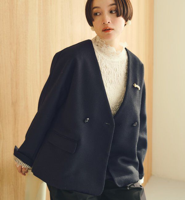  「パールカーブブローチ」|ネックレス|