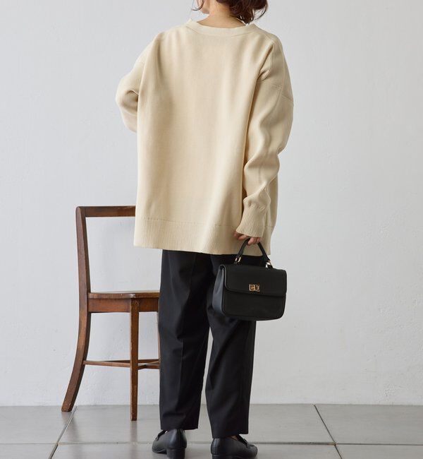  「【WEB限定/Du noir】スポンディッシュBIG Vネックカーディガン」|カーディガン|