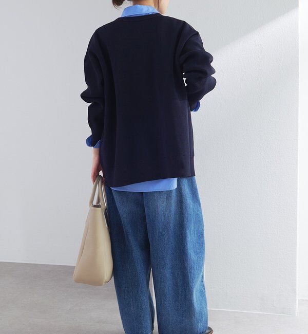  「【WEB限定/Du noir】スポンディッシュBIG Vネックカーディガン」|カーディガン|