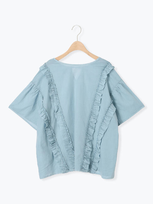 Samansa Mos2「フリル前後2WAYブラウス」|シャツ・ブラウス|