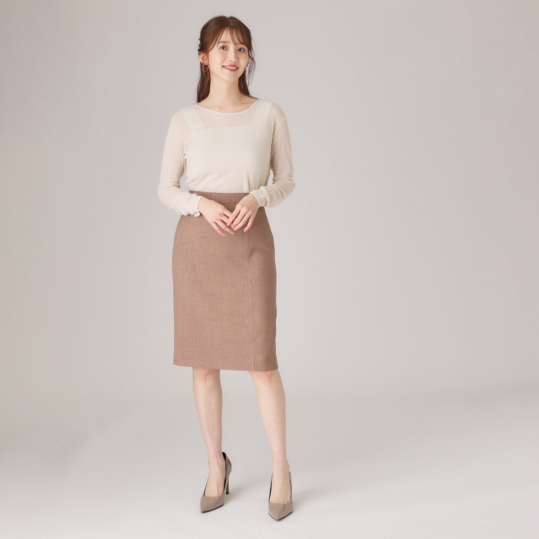 COUP DE CHANCE「【洗える/日本製】ベアトップ風キャミソール」|キャミソール|