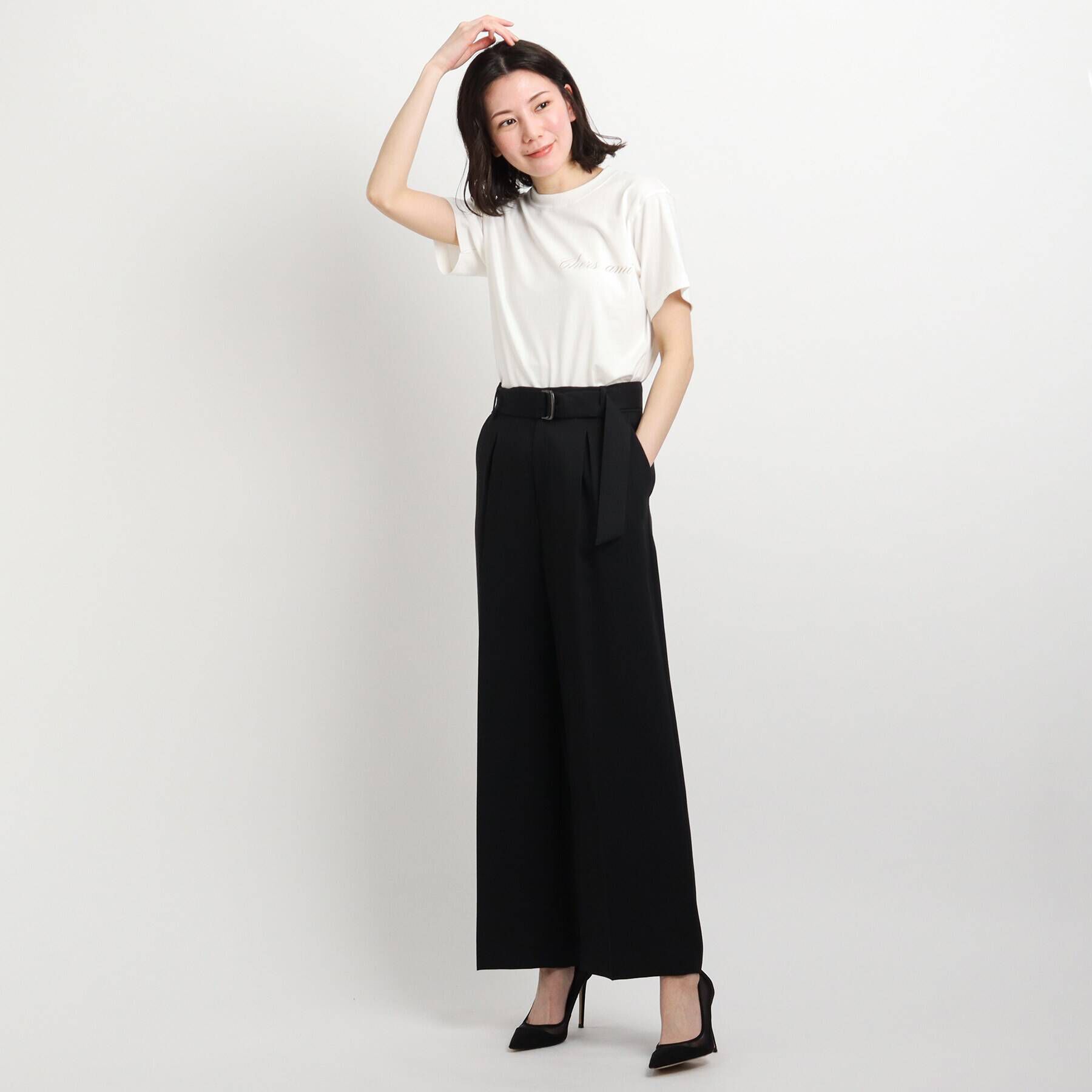 COUP DE CHANCE「【WORLD for the World】メッセージプリントTシャツ」|Tシャツ・カットソー|