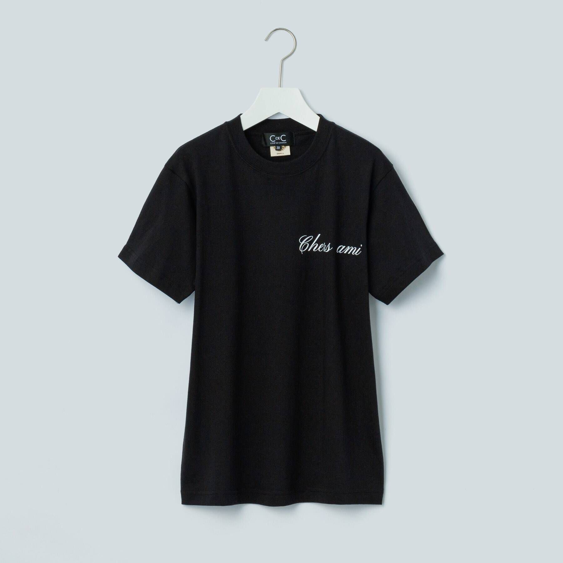 COUP DE CHANCE「【WORLD for the World】メッセージプリントTシャツ」|Tシャツ・カットソー|ブラック(019)