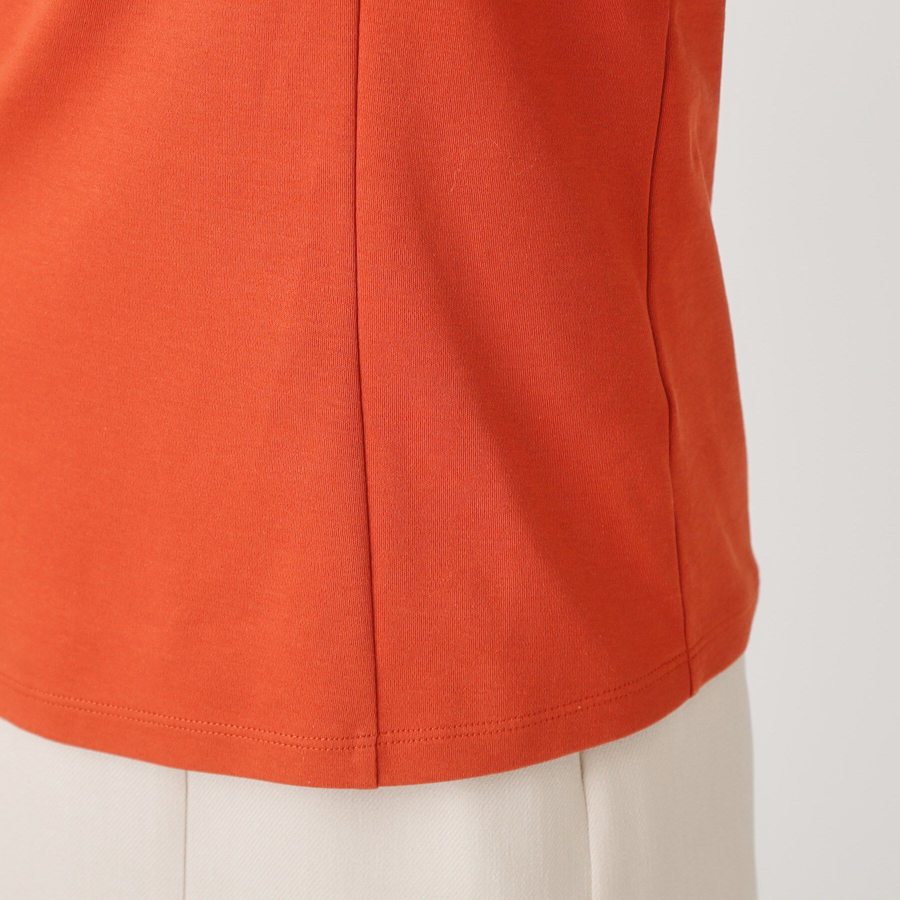 COUP DE CHANCE「【洗える／日本製】異素材組合せのジャージートップス」|Tシャツ・カットソー|