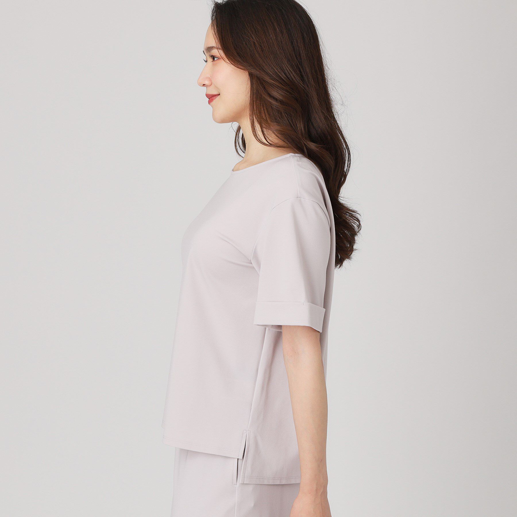 COUP DE CHANCE「【手洗い可】袖デザインのプルオーバー」|Tシャツ・カットソー|