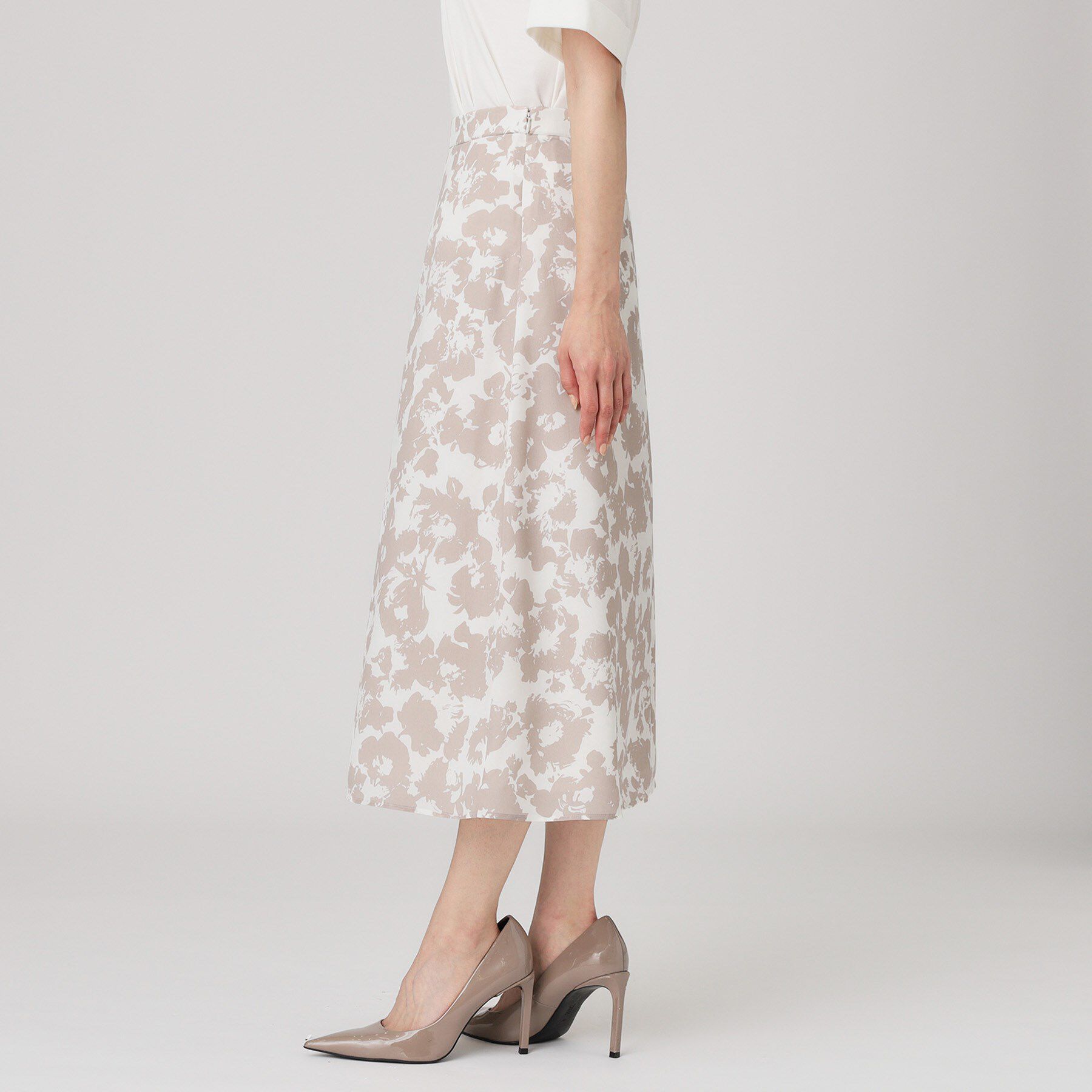 COUP DE CHANCE「【手洗い可／日本製】花柄フレアスカート」|スカート|