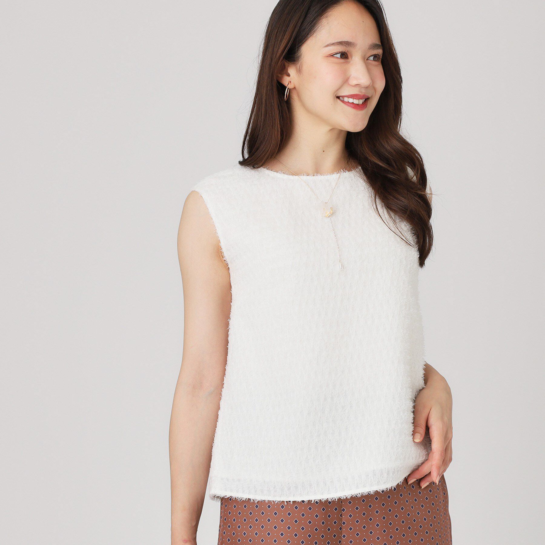 COUP DE CHANCE「【手洗い可／日本製】ジャカードブラウス」|シャツ・ブラウス|