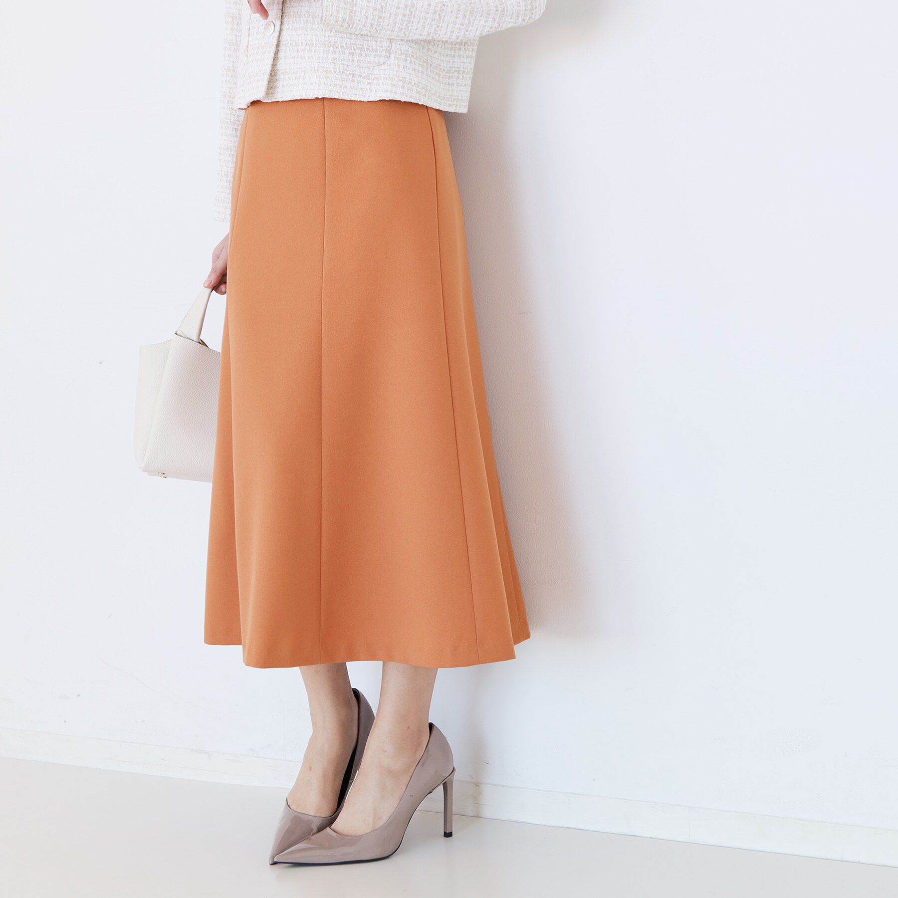 COUP DE CHANCE「【手洗い可／日本製／ウエスト後ろゴム仕様】マーメイドシルエットのスカート」|スカート|