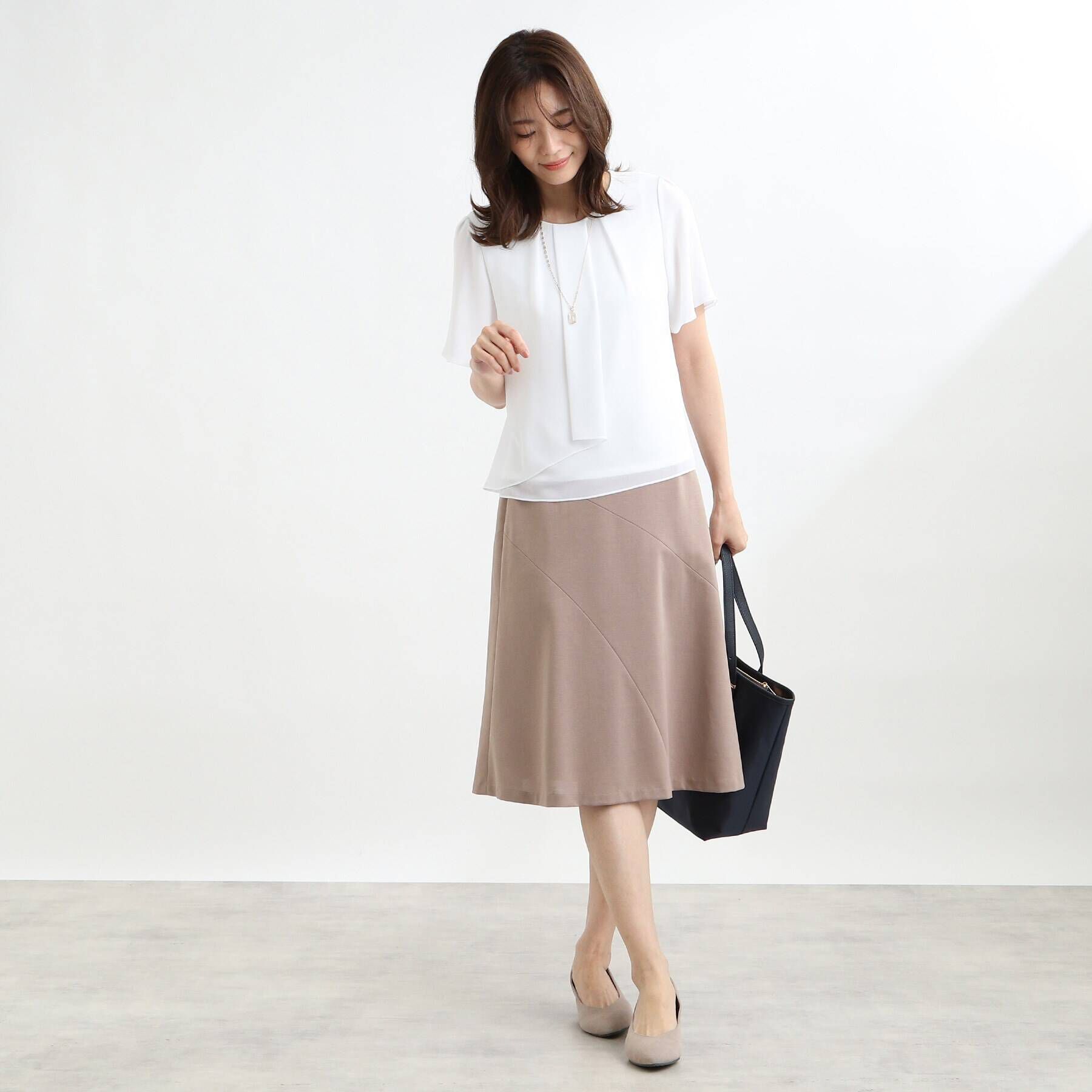 Reflect「【匠シリーズ/UVカット/洗える/接触冷感】夏匠フレアスカート」|スカート|