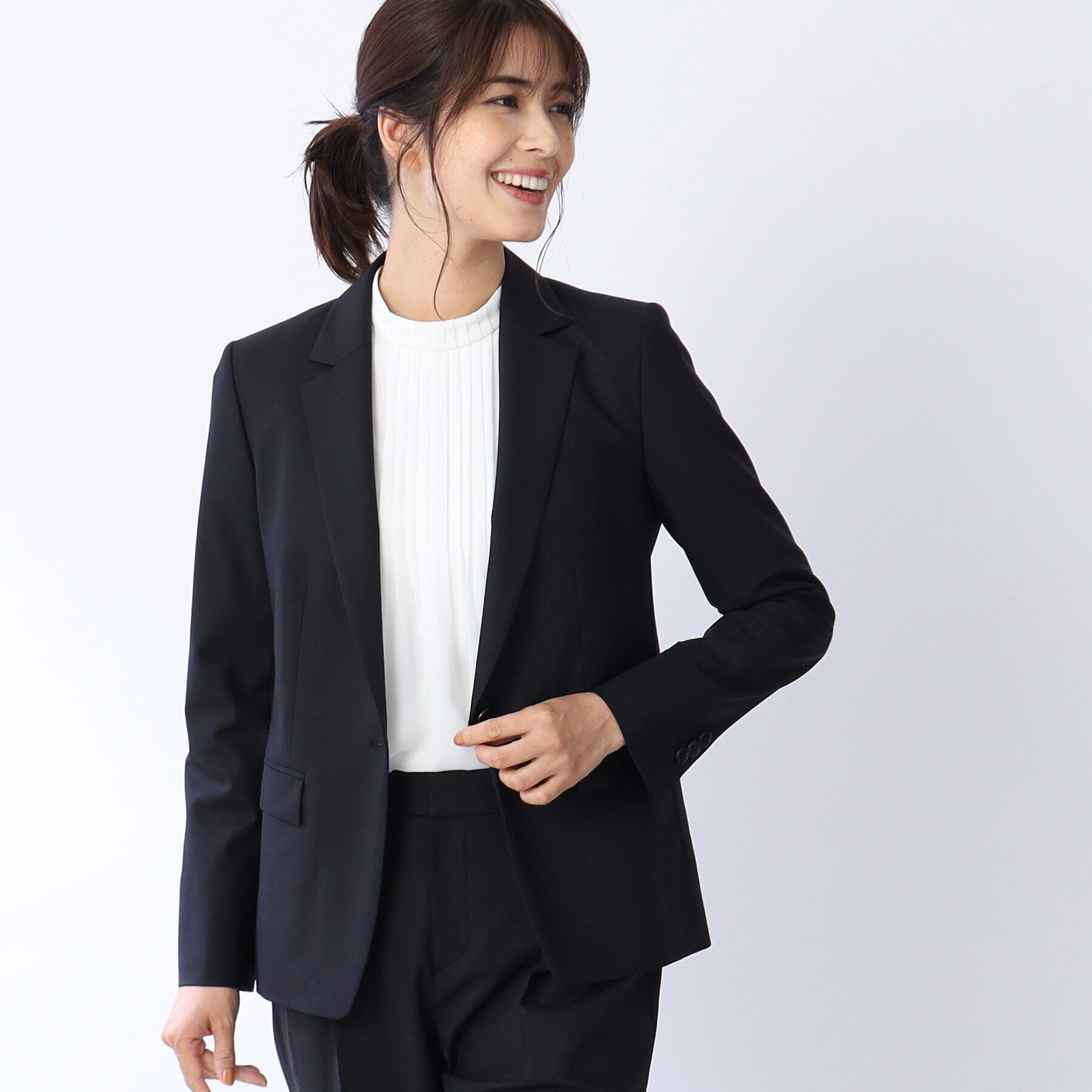 Reflect「ノーマルテーラードカラージャケット」|テーラードジャケット|ブラック(019)