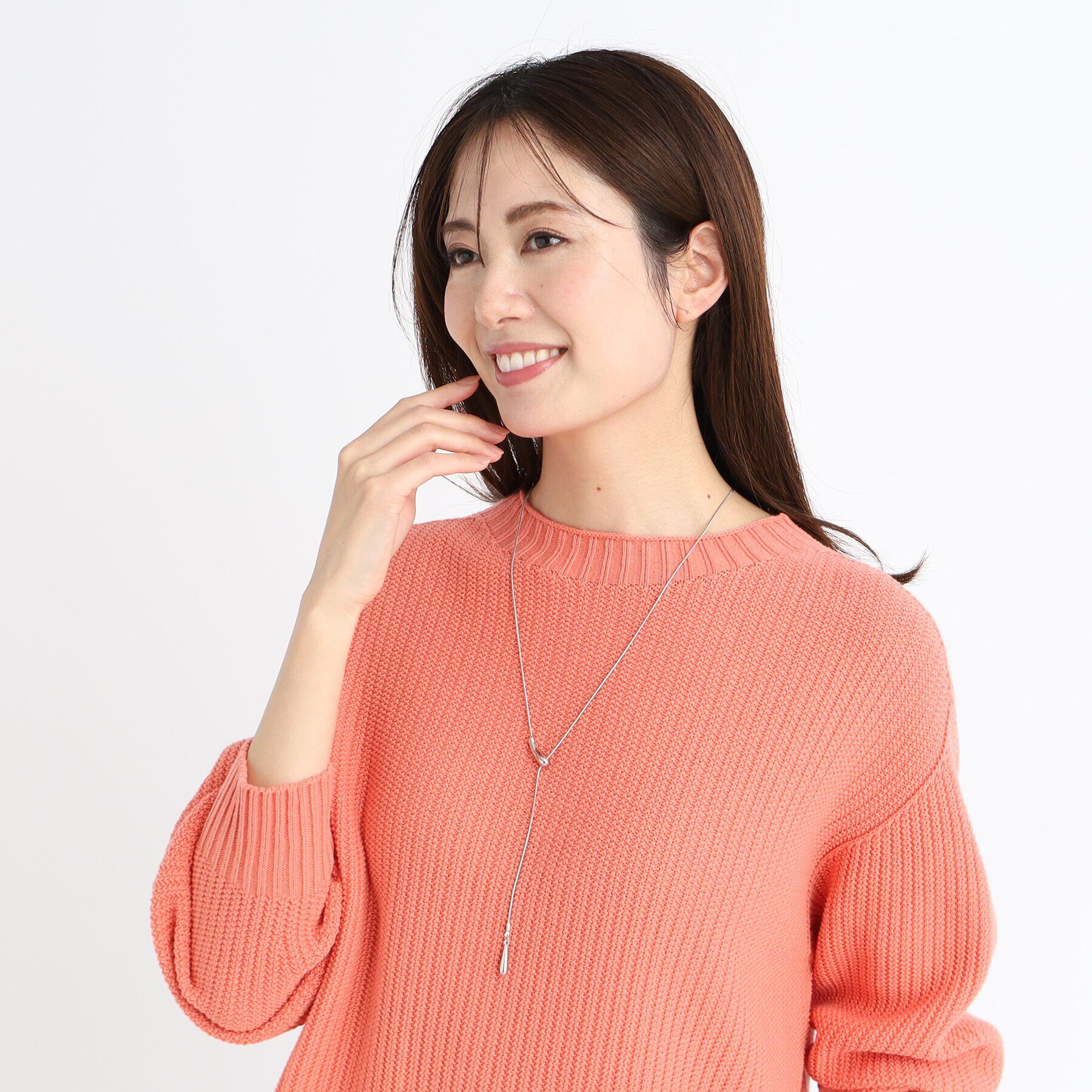 Reflect「【夏SALE／スライド式／長さ調節可】Y字デザインネックレス」|ネックレス|