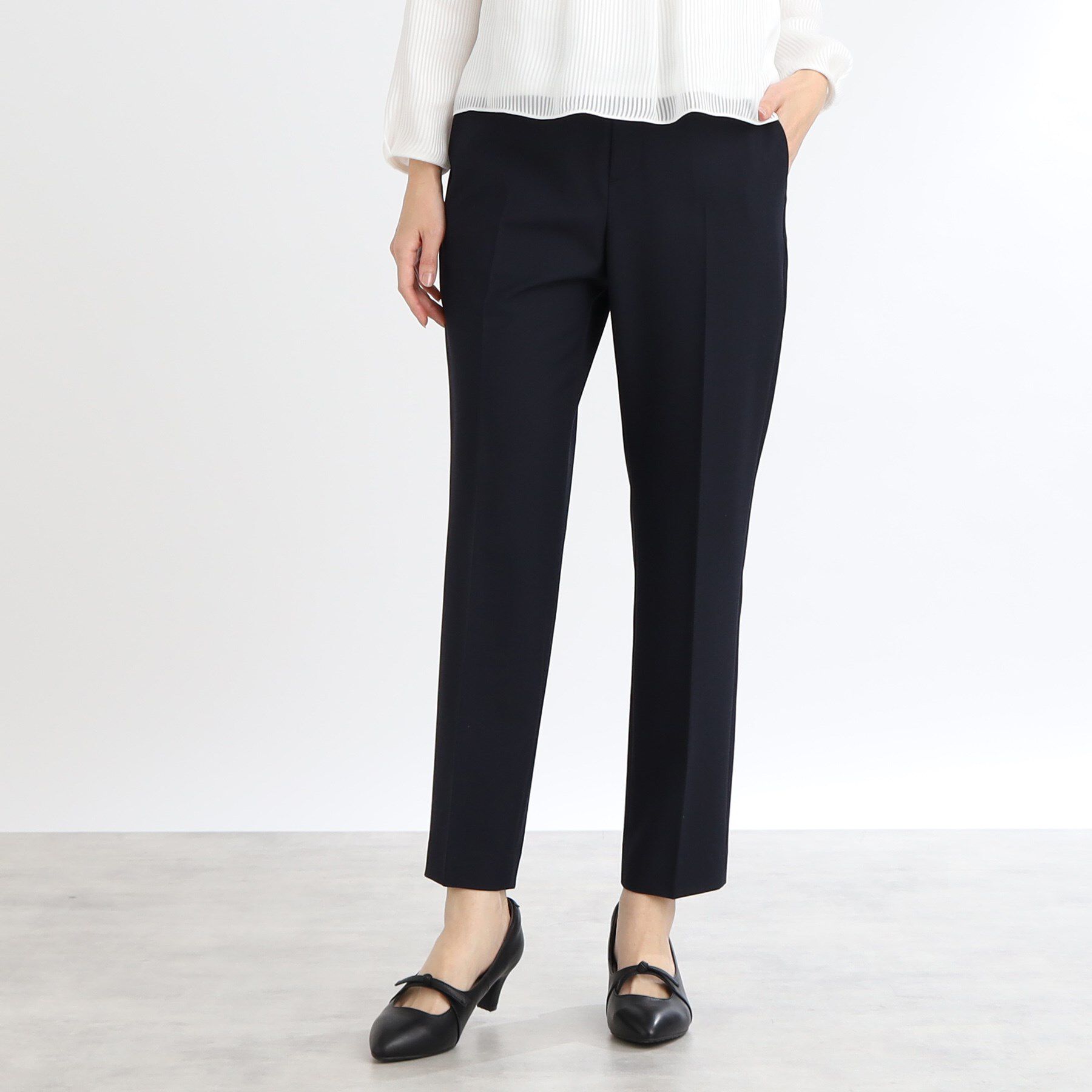 Reflect「【WEB限定カラーあり／私のパンツ／手洗い可】ストレッチテーパードパンツ」|その他|