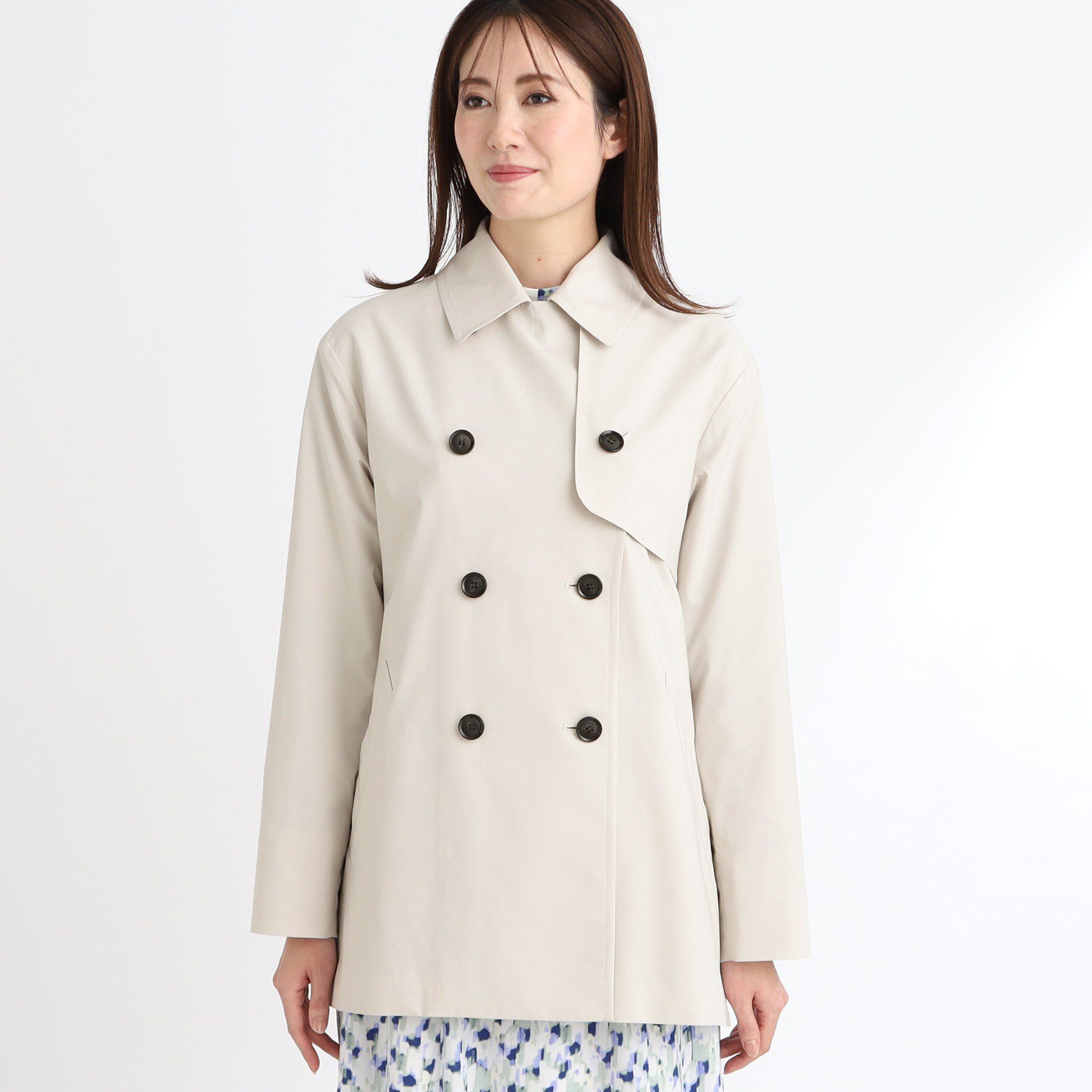 Reflect「【手洗い可／撥水】ライティミドル丈コート」|トレンチコート|