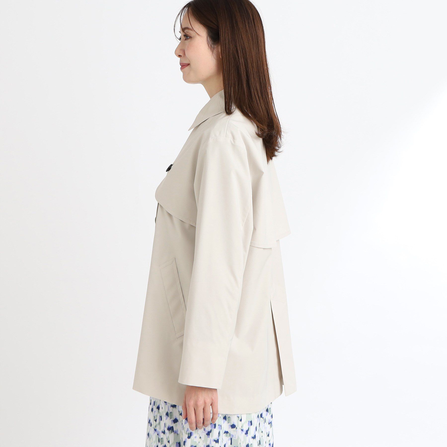 Reflect「【手洗い可／撥水】ライティミドル丈コート」|トレンチコート|