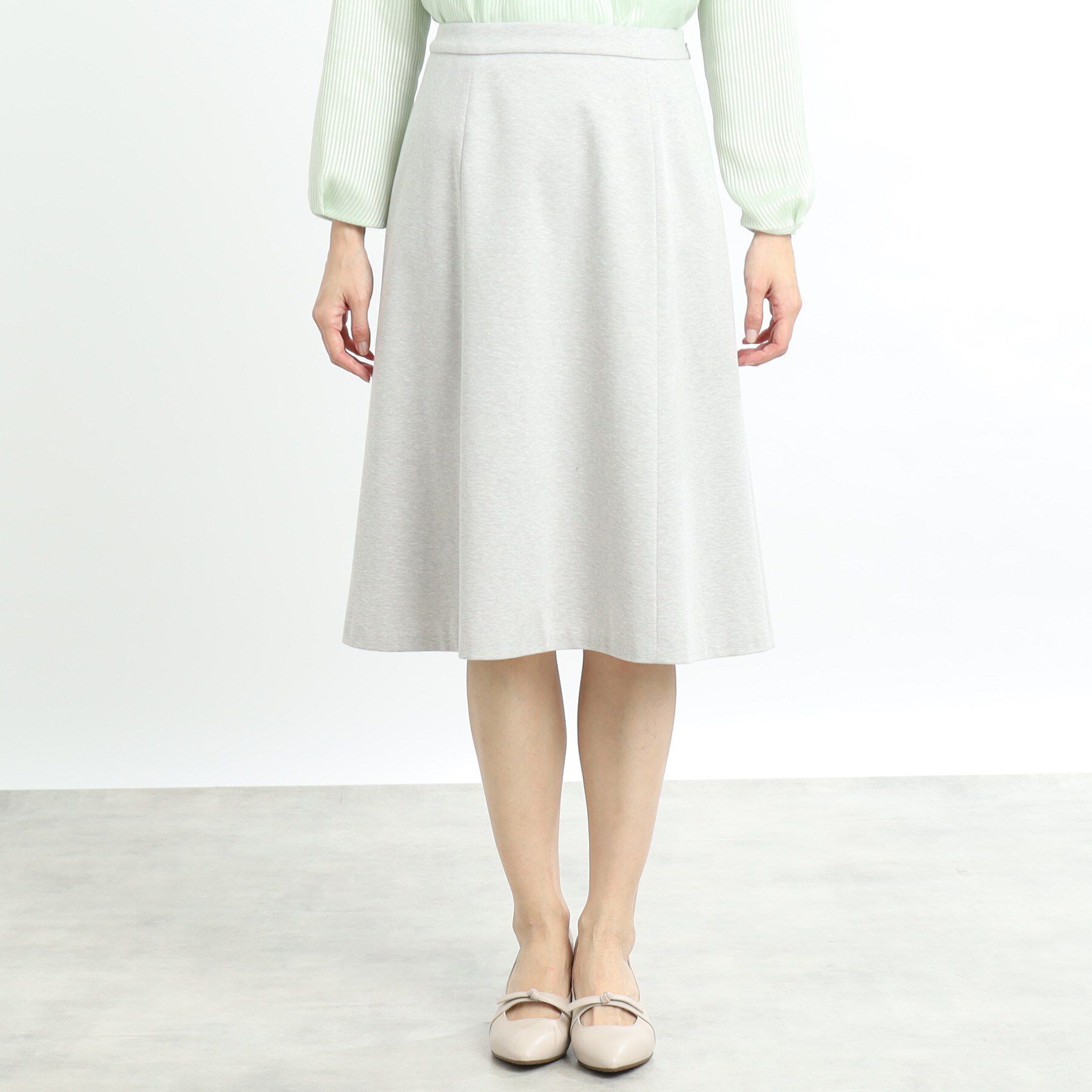 Reflect「【匠シリーズ／洗える】ソフトフレアスカート」|スカート|