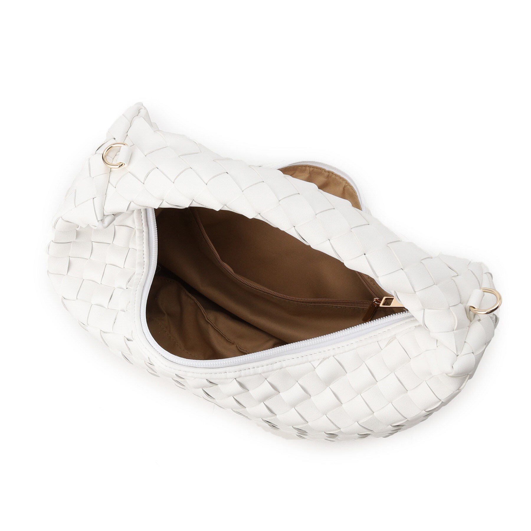 Reflect「【ショルダー付き／長財布も入る！】レザー調メッシュバッグ」|ハンドバッグ|