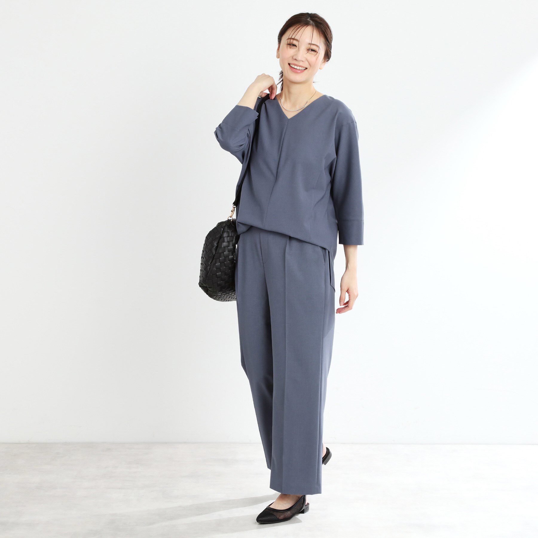 Reflect「【マシンウォッシュ可／セットアップ可能】ストレートシルエットパンツ」|その他|