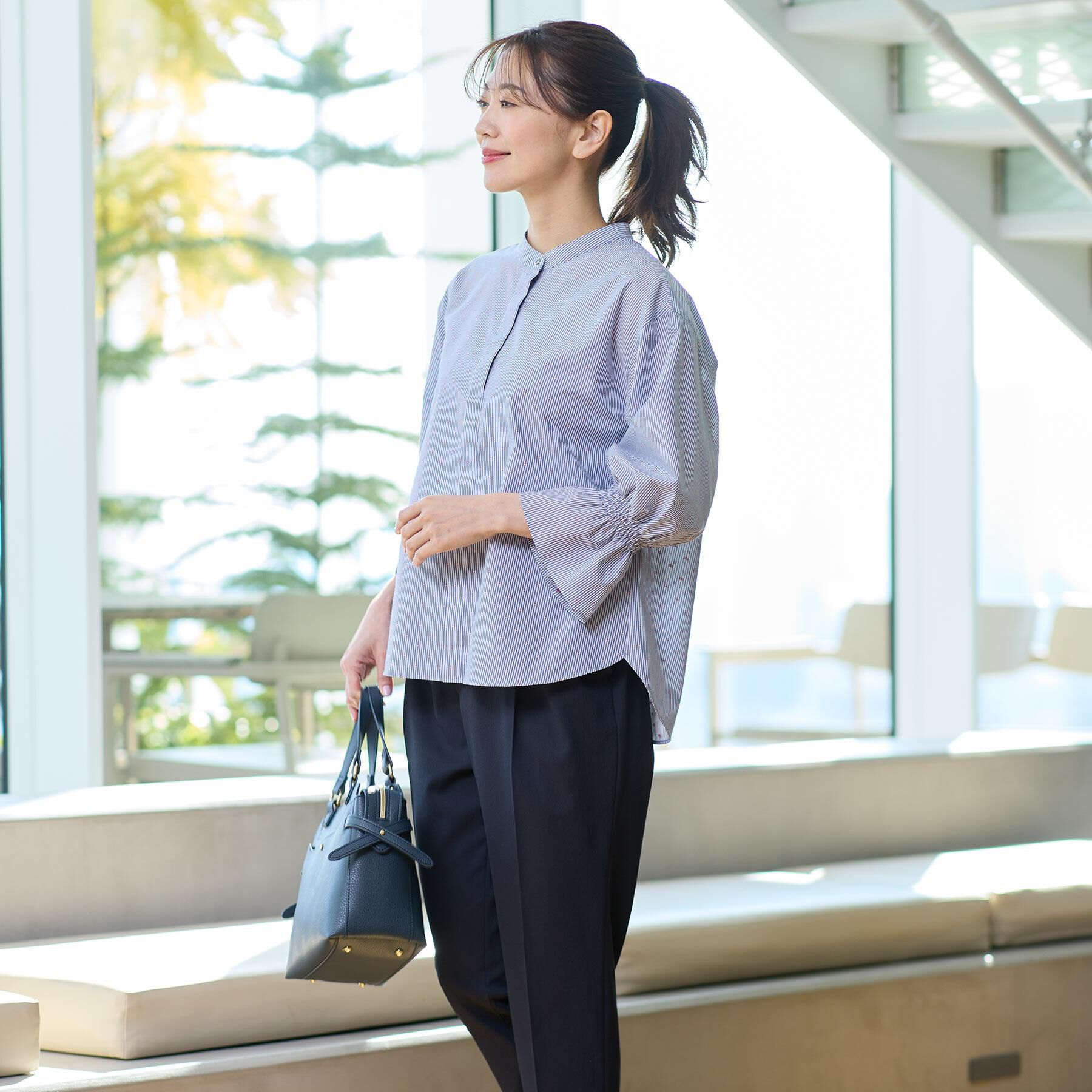 Reflect「【洗える】キャンディースリーブブラウス」|シャツ・ブラウス|