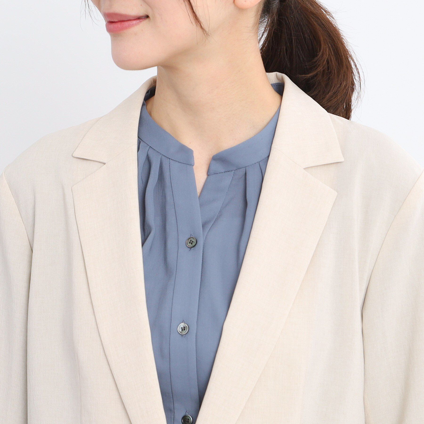 Reflect「【マシンウォッシュ可／セットアップ可／通勤におすすめ】ドライタッチジャケット」|テーラードジャケット|