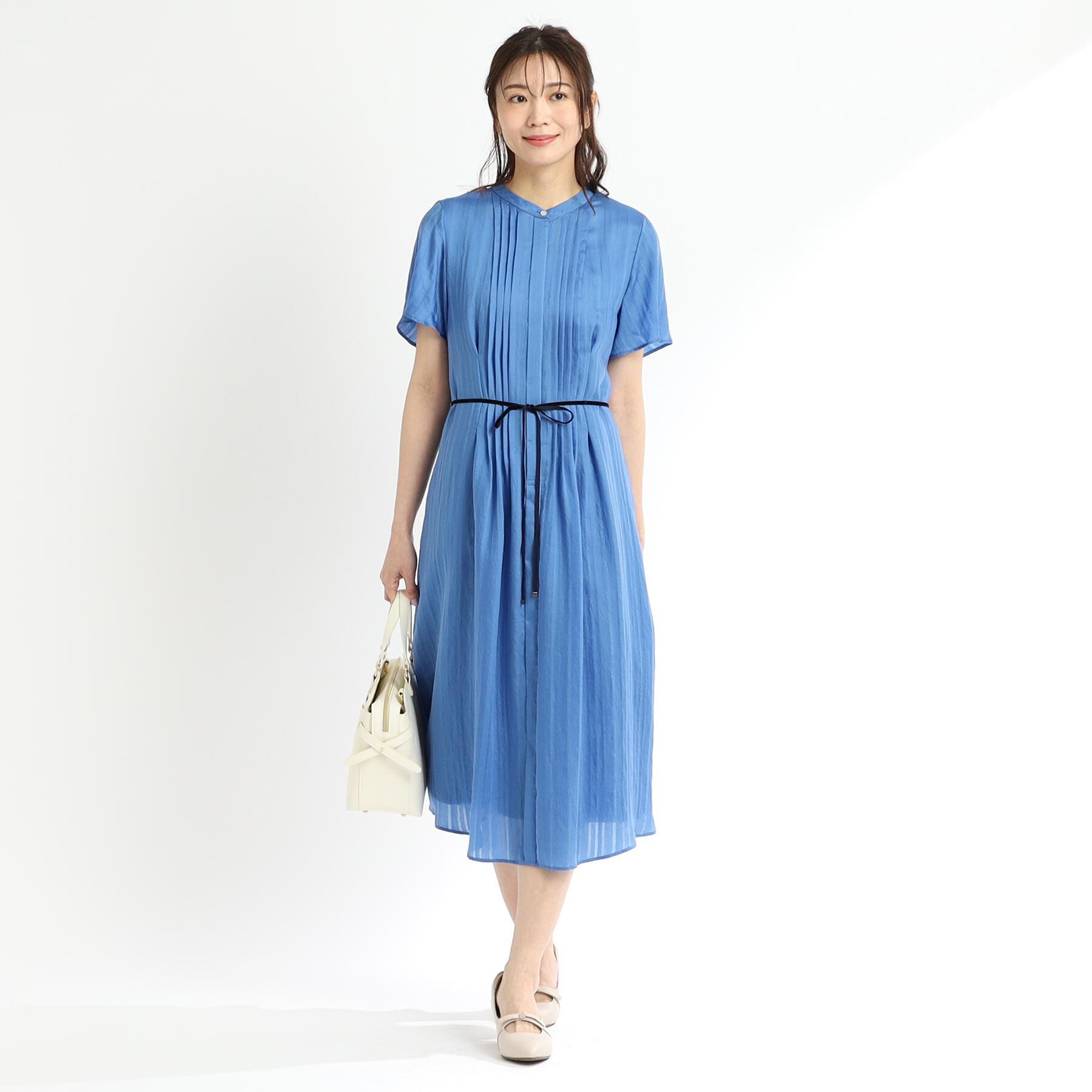 Reflect「【夏SALE／手洗い可】シャドーボーダーワンピース」|ワンピース|