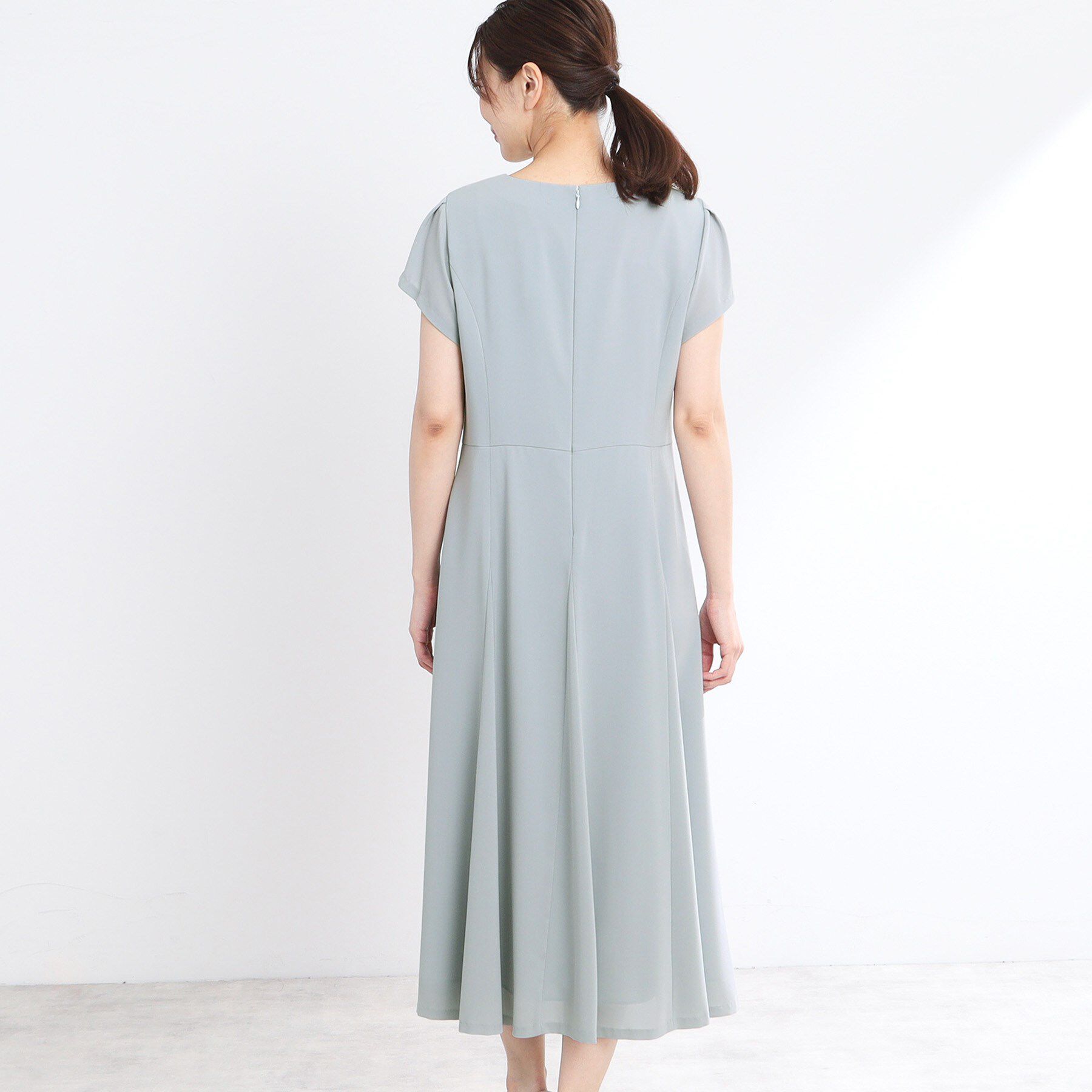 Reflect「【R‐QUALITY／手洗い可】ドレープシルエットワンピース」|ワンピース|