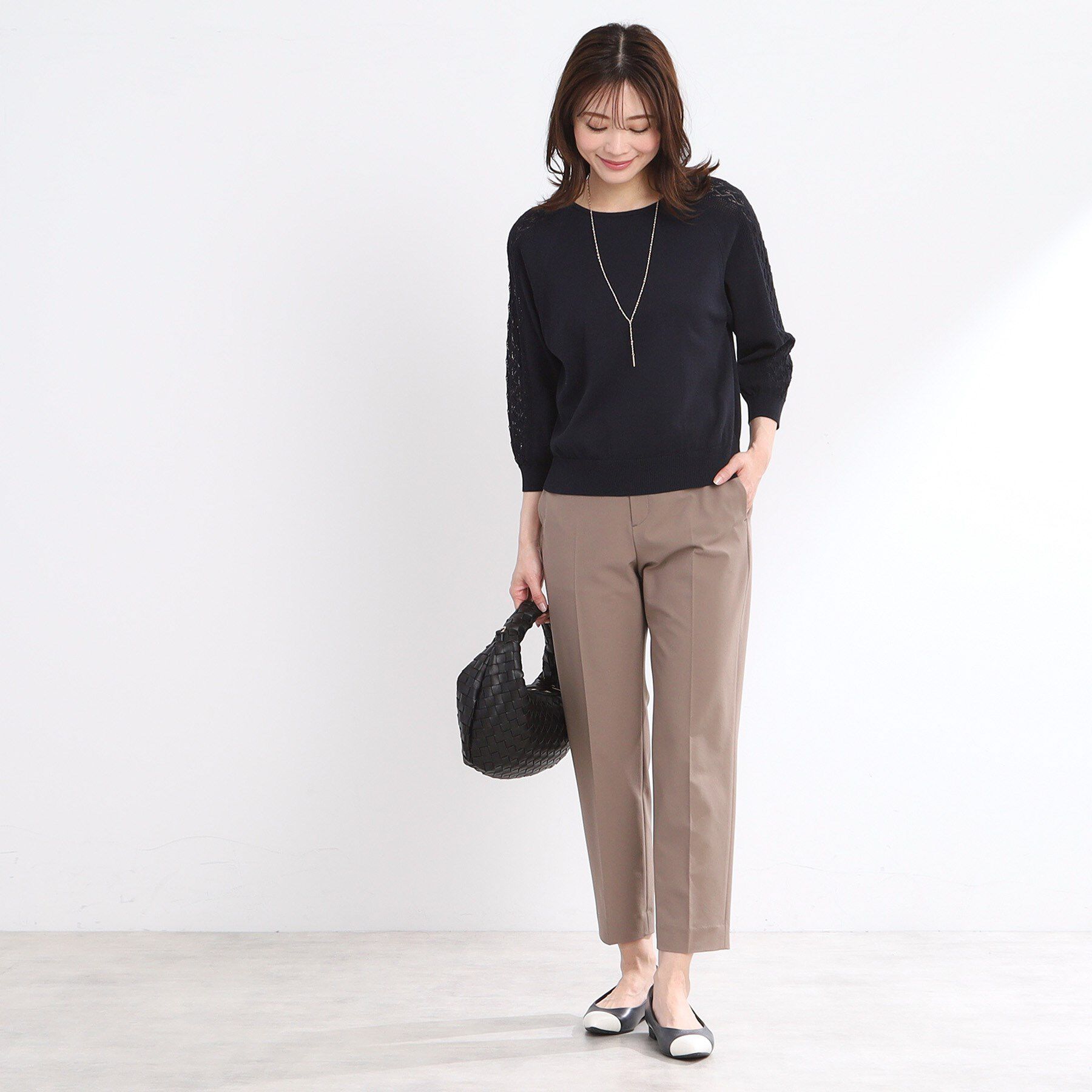 Reflect「【WEB先行カラーあり／私のパンツ／撥水／マシンウォッシュ可／雨の日も安心】ベーシックパンツ」|その他|