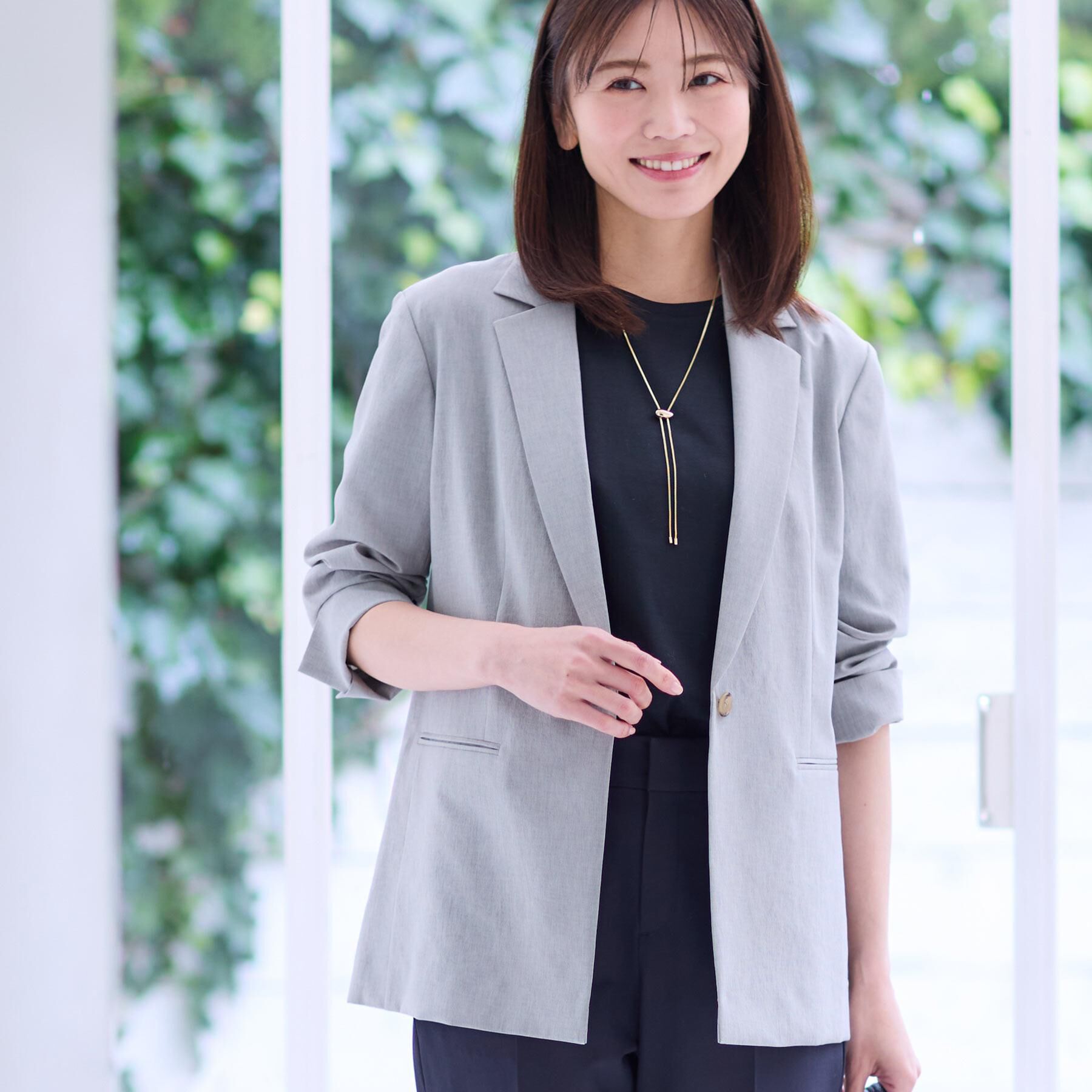 Reflect「【夏SALE／UVカット／接触冷感／マシンウォッシュ可能】ベーシックジャージTシャツ」|Tシャツ・カットソー|