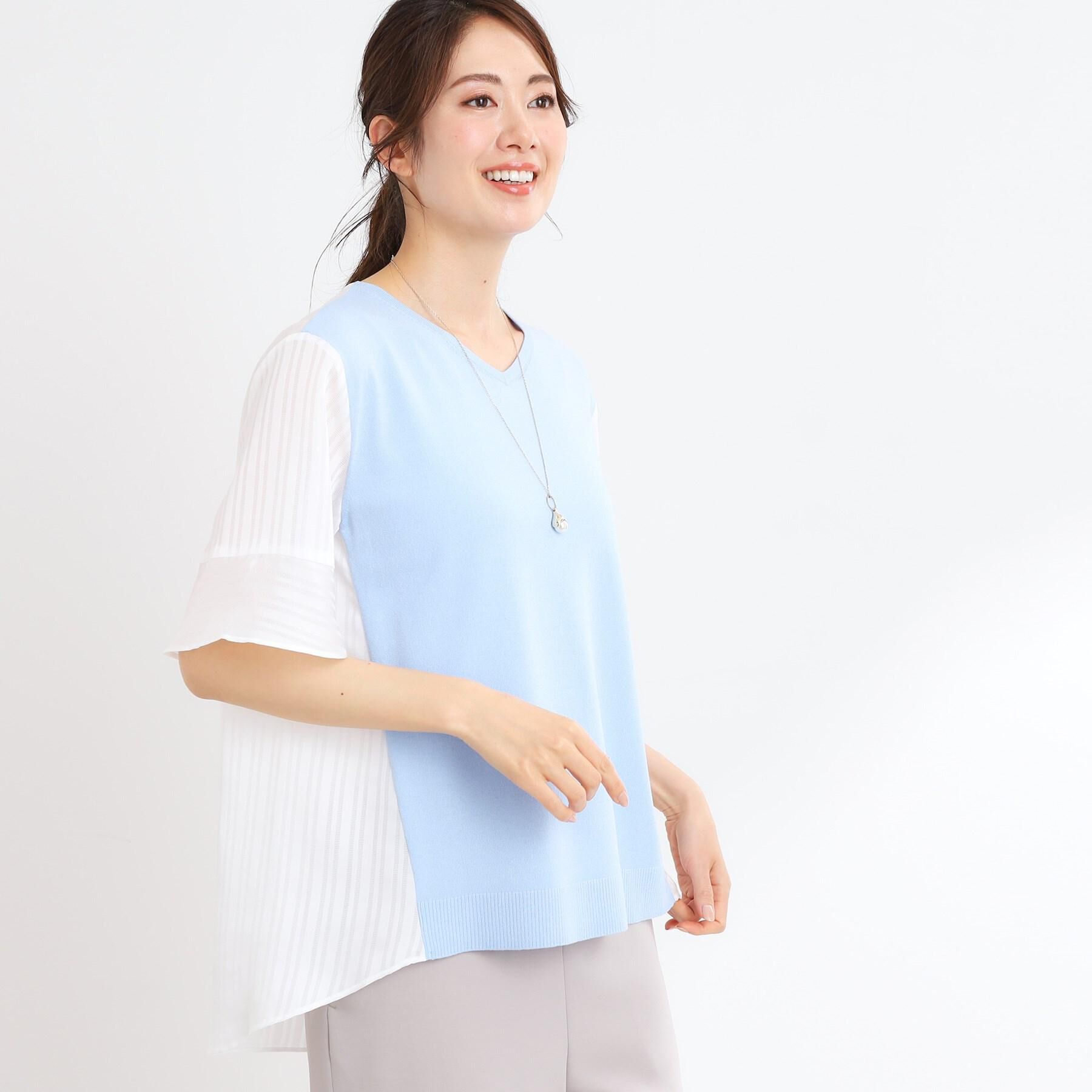 Reflect「バイカラードッキングニット」|ニット・セーター|