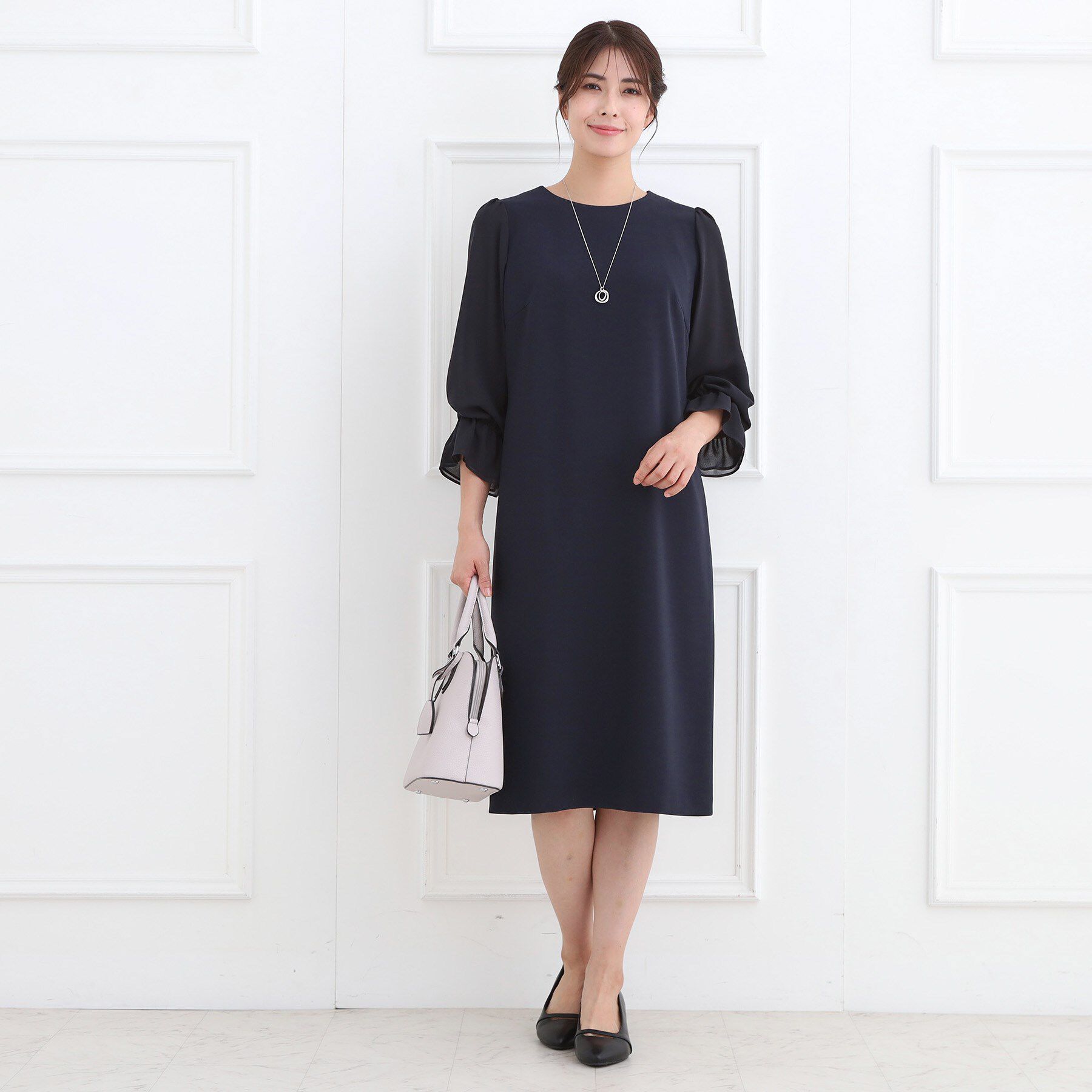 Reflect「【フォーマル／入卒／セットアップ可】キャンディスリーブワンピース」|ワンピース|