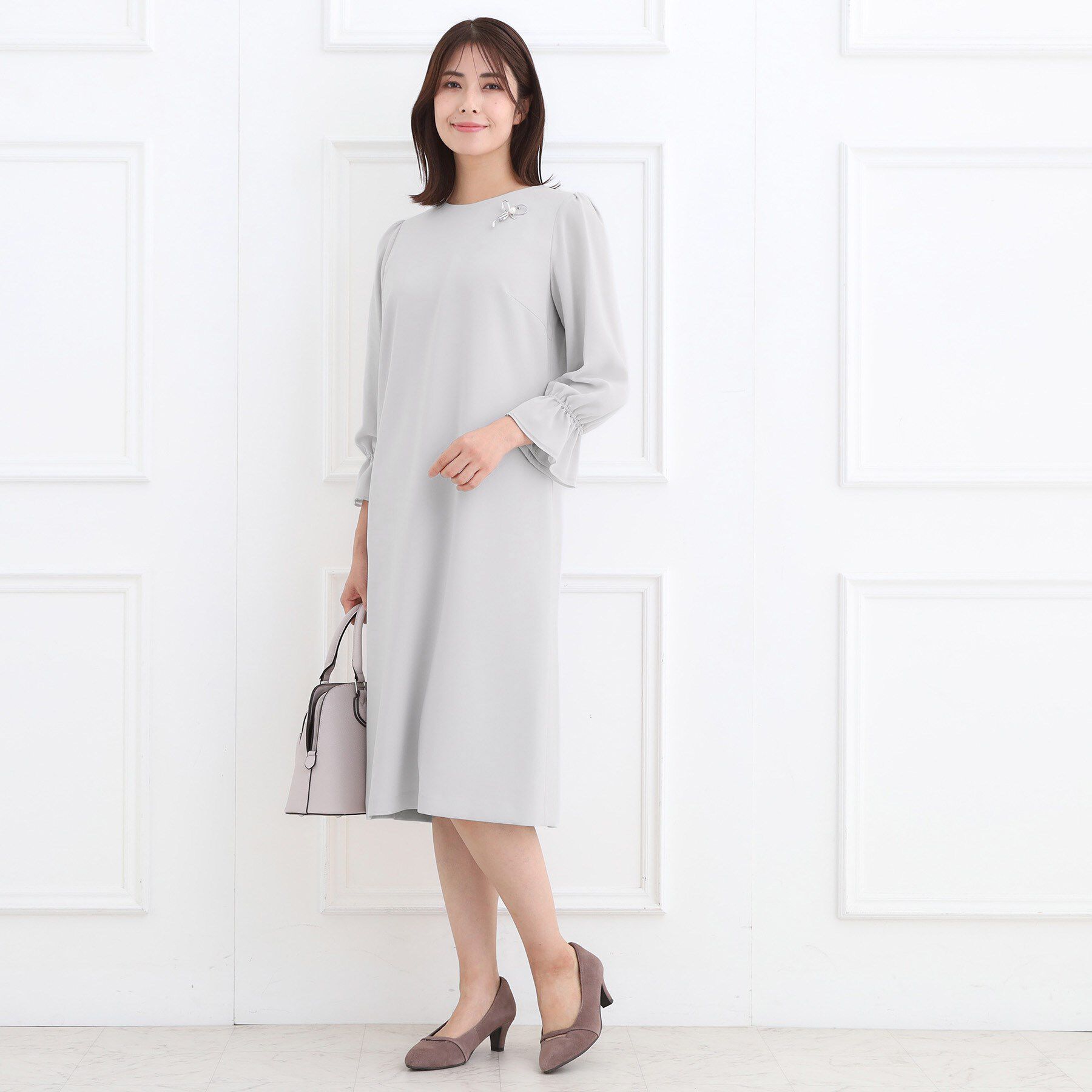 Reflect「【フォーマル／入卒／セットアップ可】キャンディスリーブワンピース」|ワンピース|