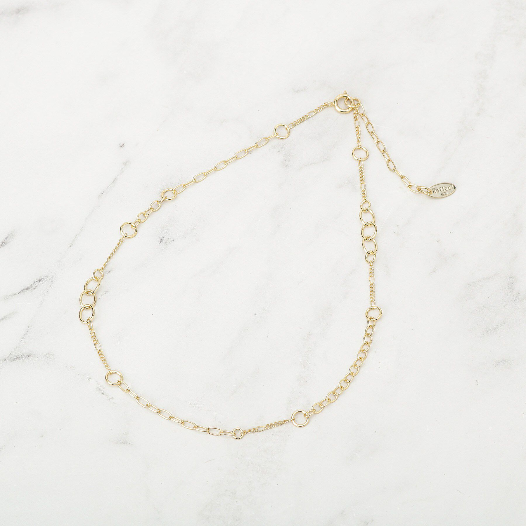 Reflect「ランダムチェーンネックレス」|ネックレス|ゴールド(007)