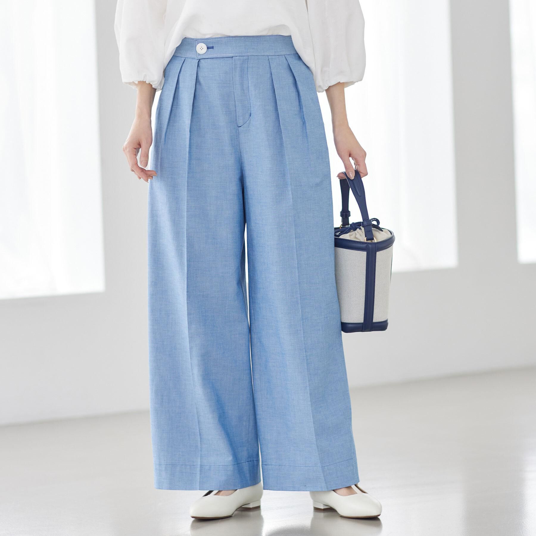 Reflect「ダンガリーワイドパンツ」|その他|