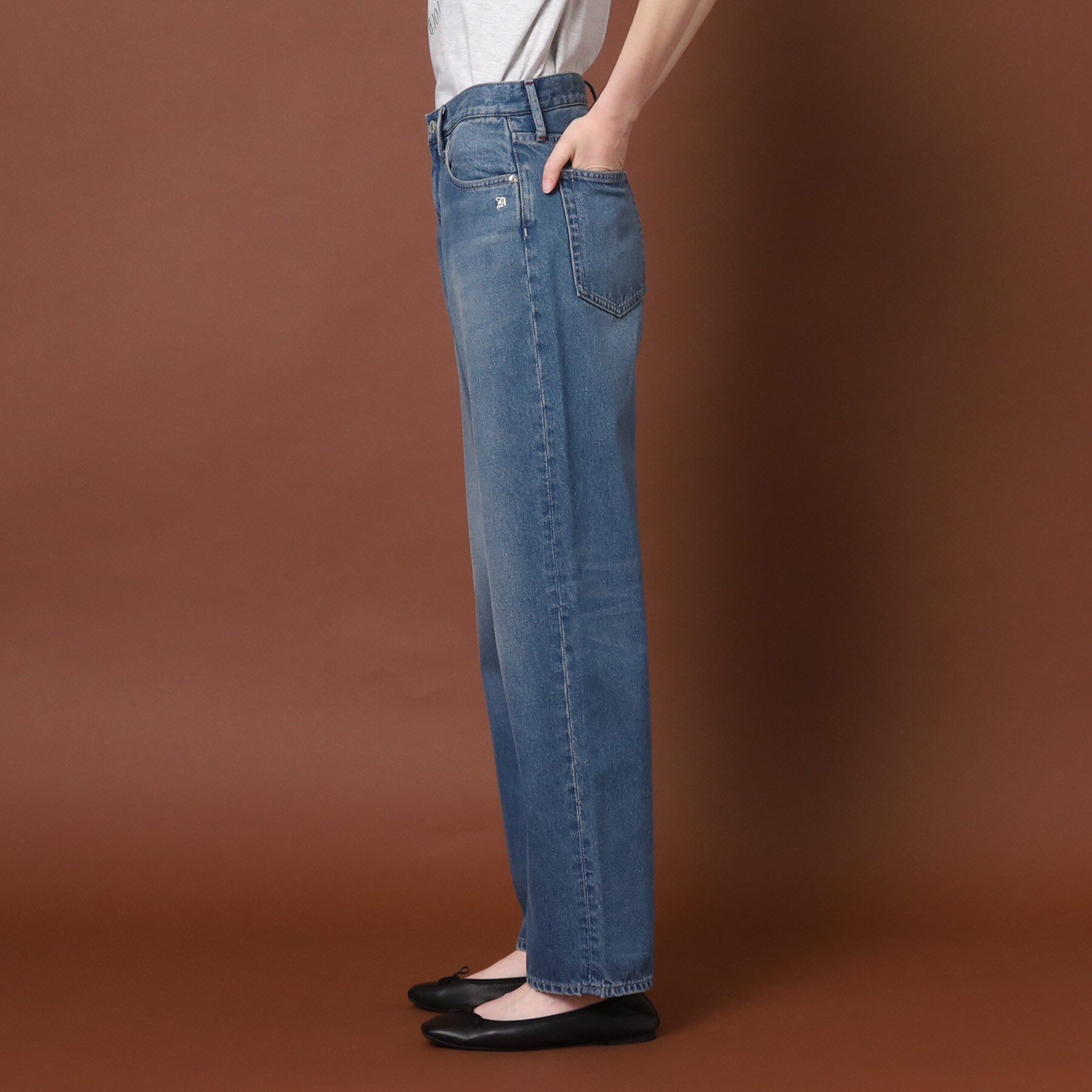 DRESSTERIOR「【洗える】テーパードコンフォートデニム」|デニム|