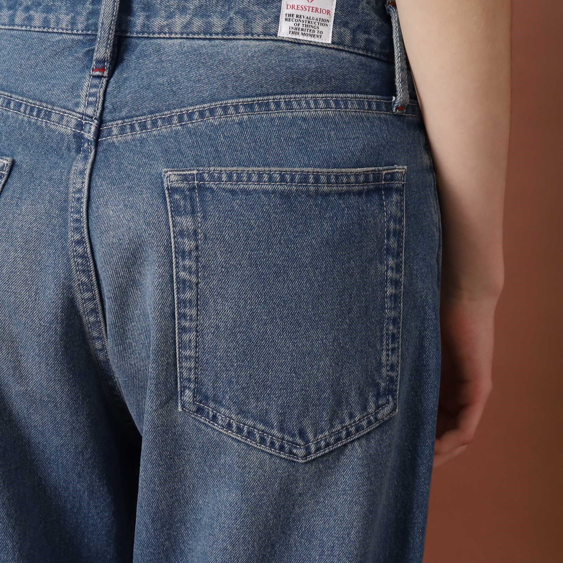 DRESSTERIOR「【洗える】テーパードコンフォートデニム」|デニム|