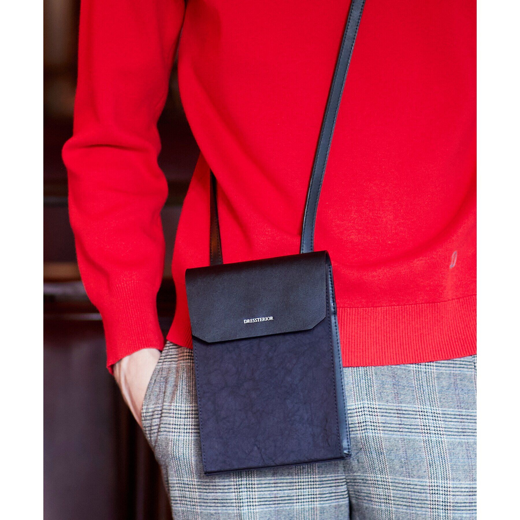 DRESSTERIOR「DRESSTERIOR&times;gabria コラボ エアバッグ ミニショルダー」|ショルダー・メッセンジャー|ﾈｲﾋﾞｰ(094)