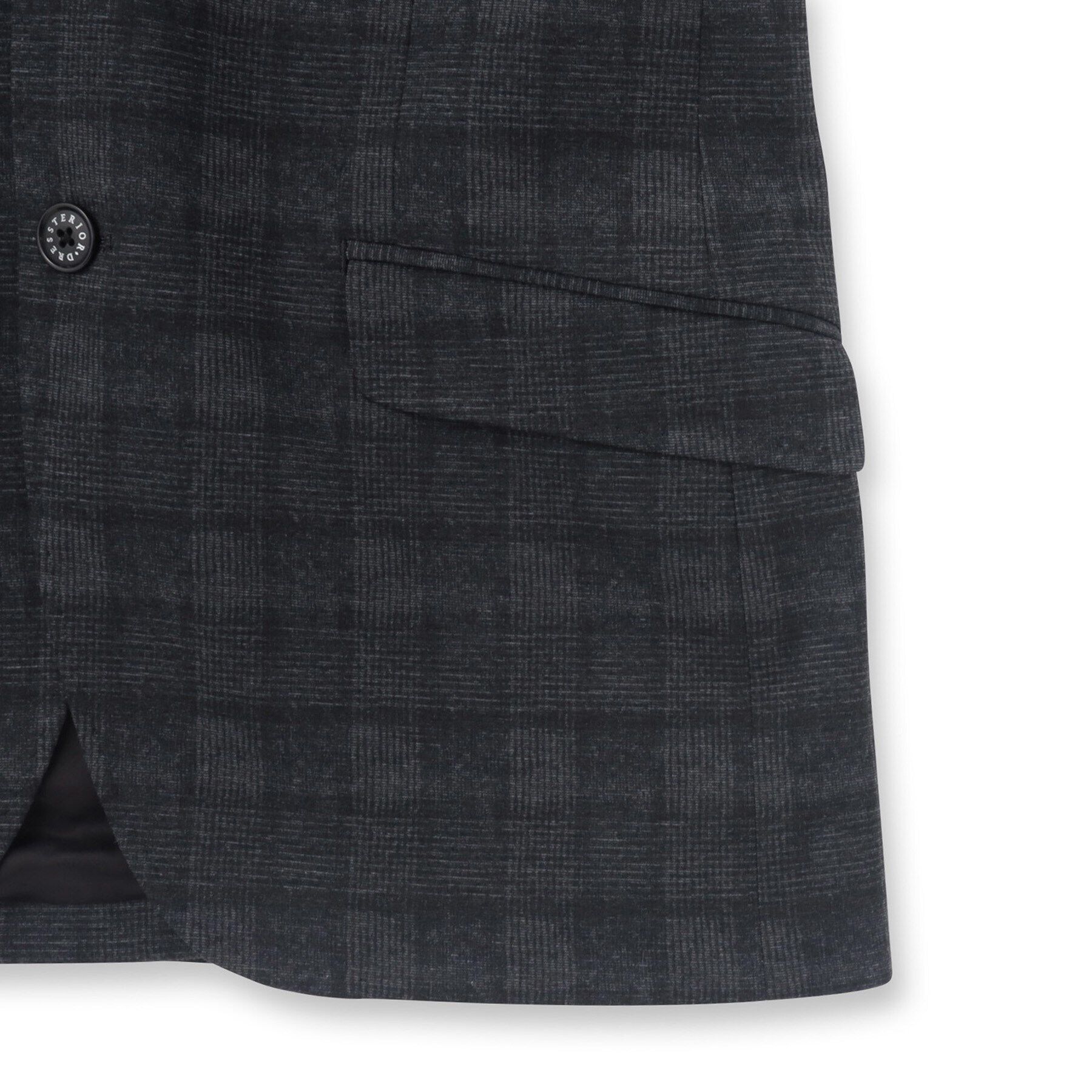 DRESSTERIOR「【セットアップ可】ネイビーグレンチェックSET UPジャケット」|テーラードジャケット|