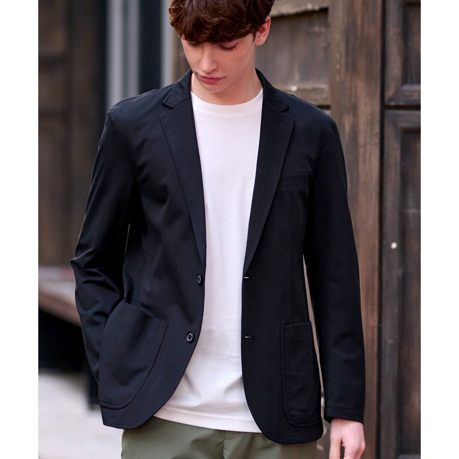 DRESSTERIOR「【洗える/セットアップ可】ドライトリコット ジャケット」|テーラードジャケット|