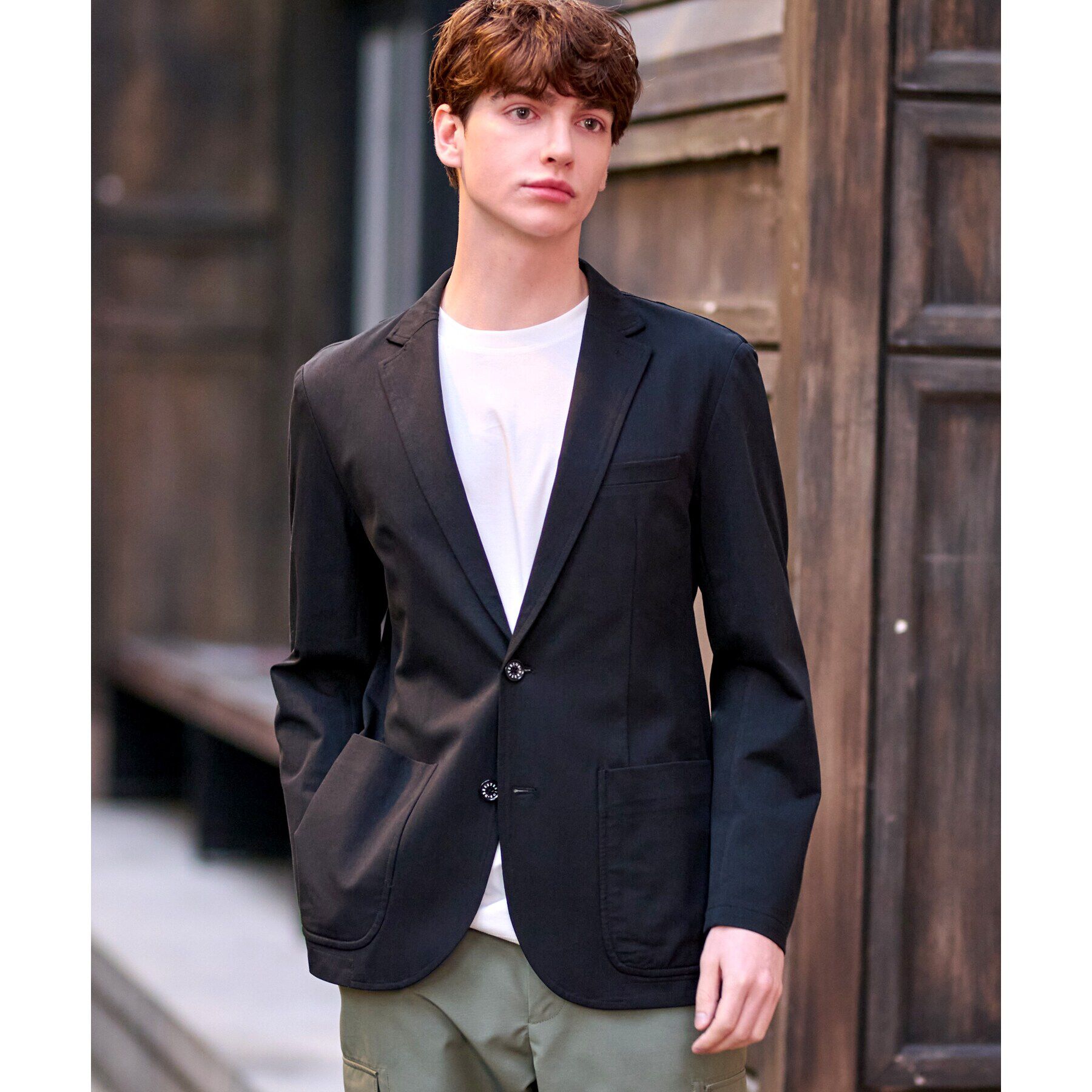 DRESSTERIOR「【洗える/セットアップ可】ドライトリコット ジャケット」|テーラードジャケット|