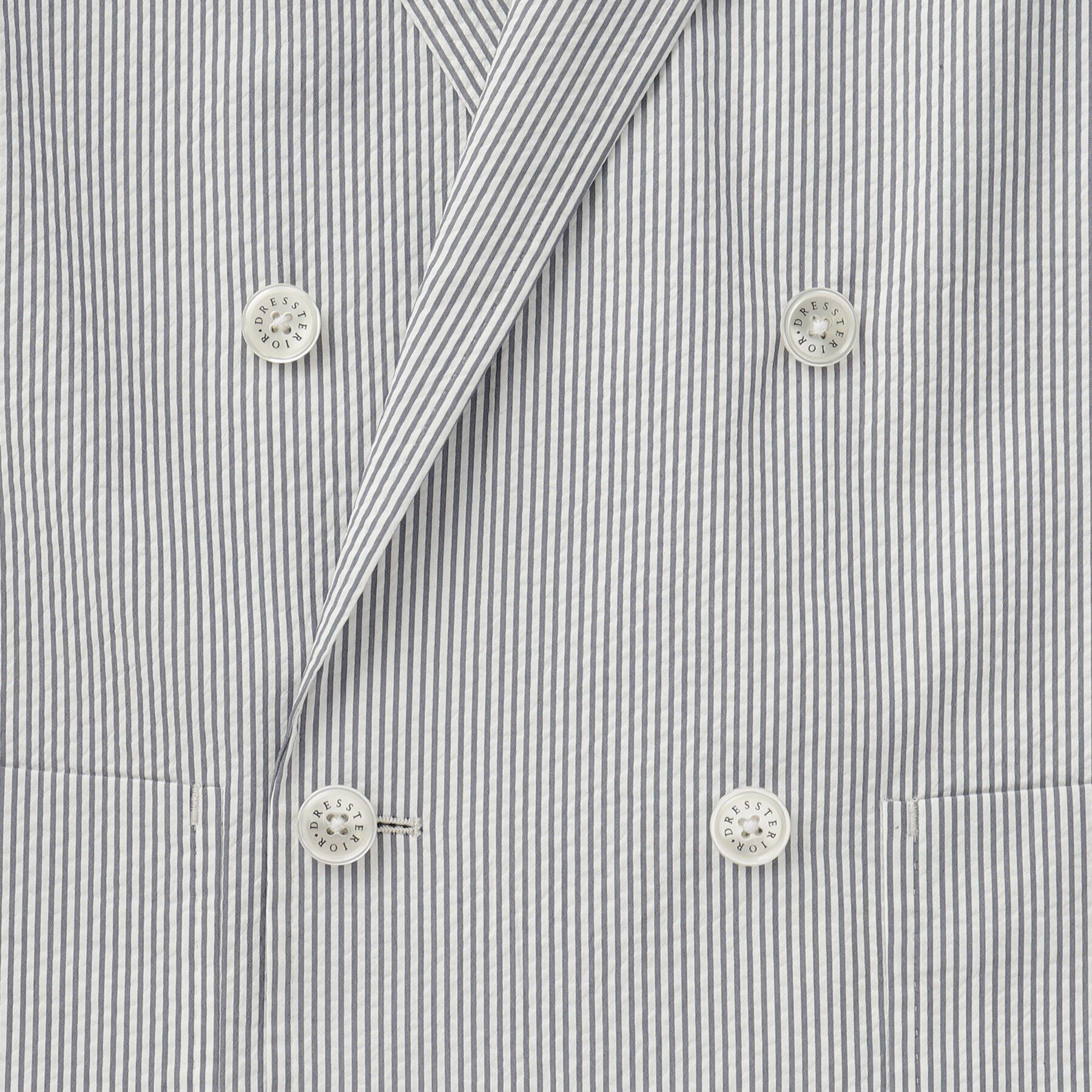 DRESSTERIOR「【セットアップ可/吸湿速乾/Safari5月号掲載】COOLMAX シアサッカー サマージャケット」|テーラードジャケット|