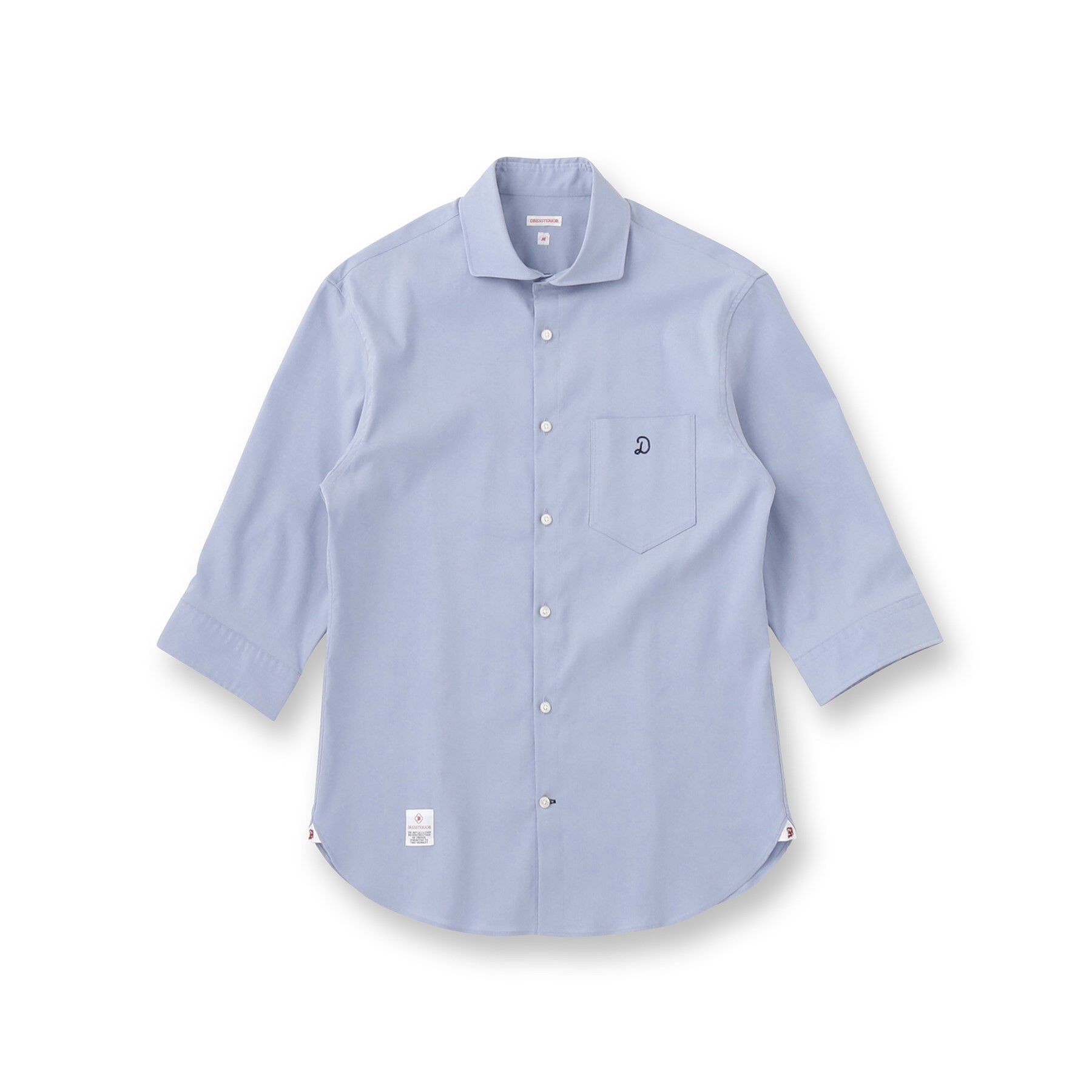 DRESSTERIOR「リネン混スリークオーターシャツ」|シャツ・ブラウス|