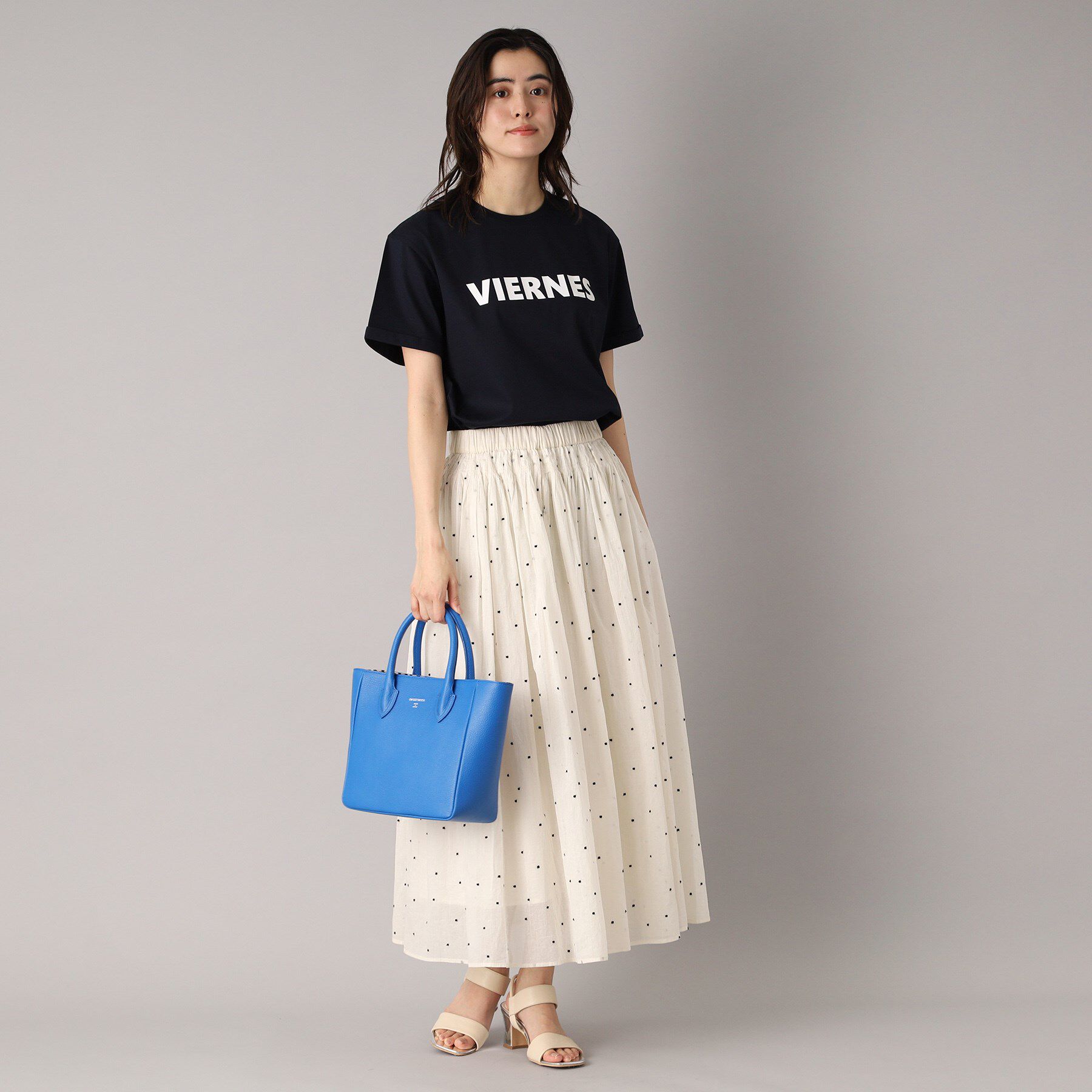 DRESSTERIOR「【接触冷感/抗菌防臭/消臭】アイスクリアコットン VIERNESロゴT」|Tシャツ・カットソー|