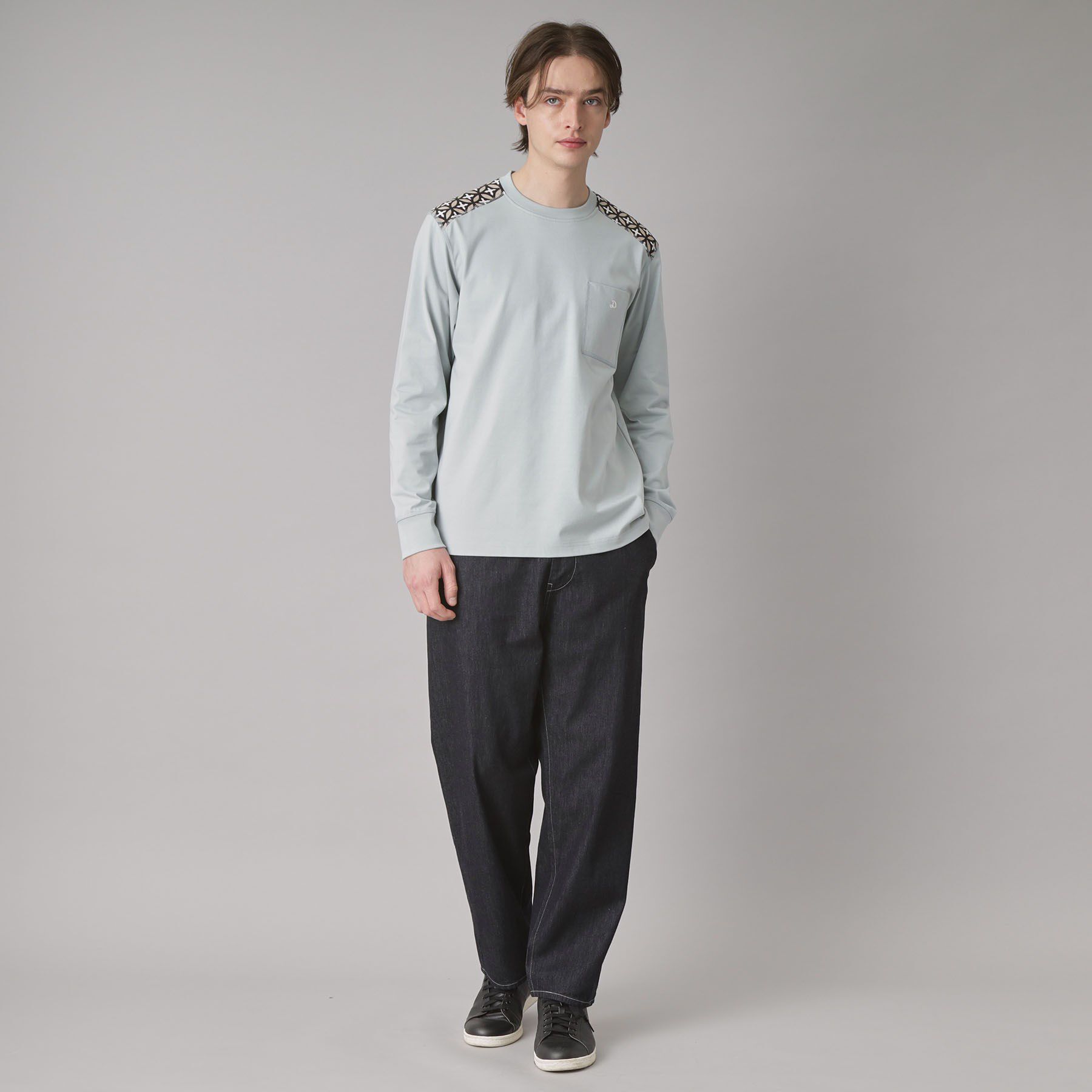 DRESSTERIOR「【接触冷感/UVカット】BACK BREEZE TECH ロングTシャツ」|Tシャツ・カットソー|