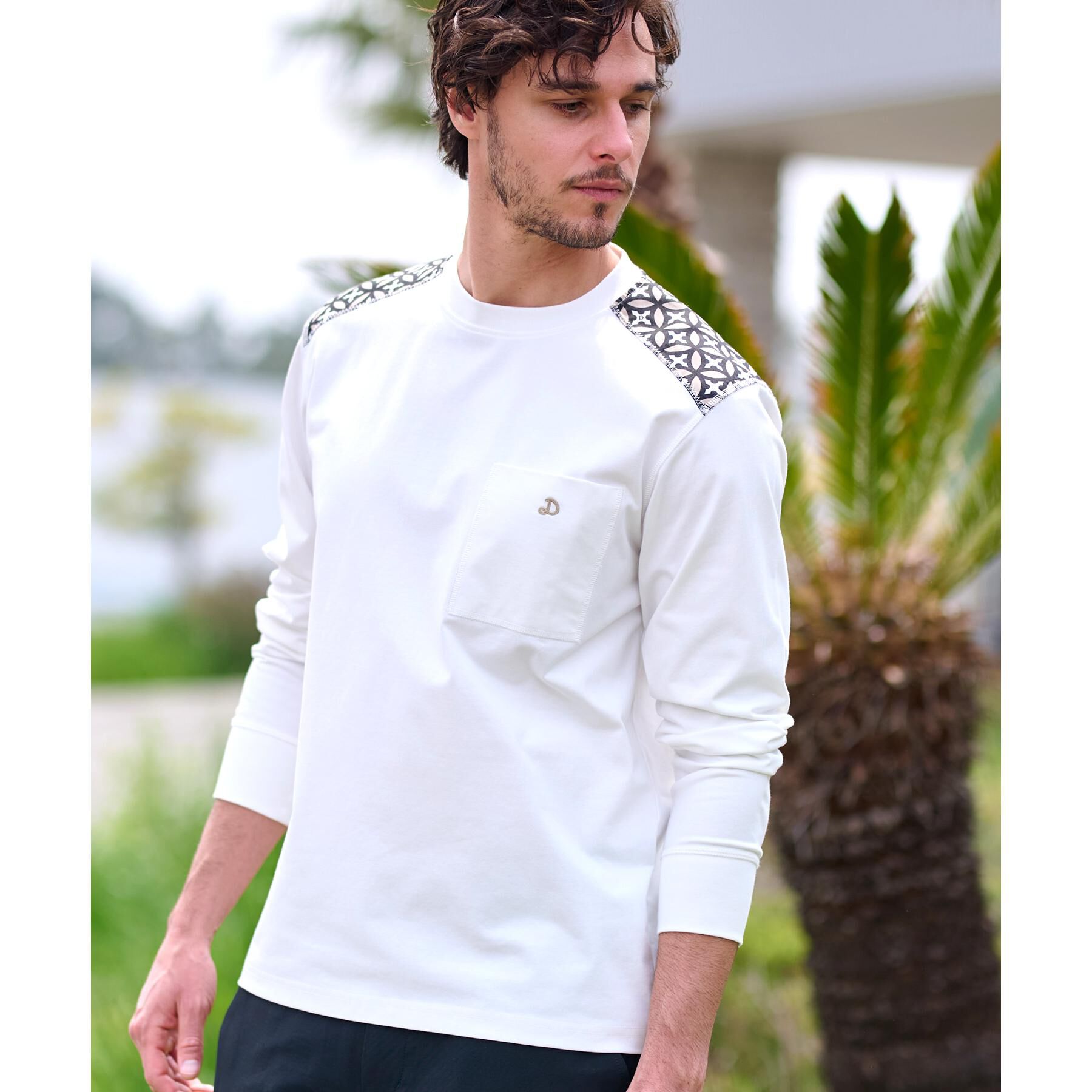 DRESSTERIOR「【接触冷感/UVカット】BACK BREEZE TECH ロングTシャツ」|Tシャツ・カットソー|